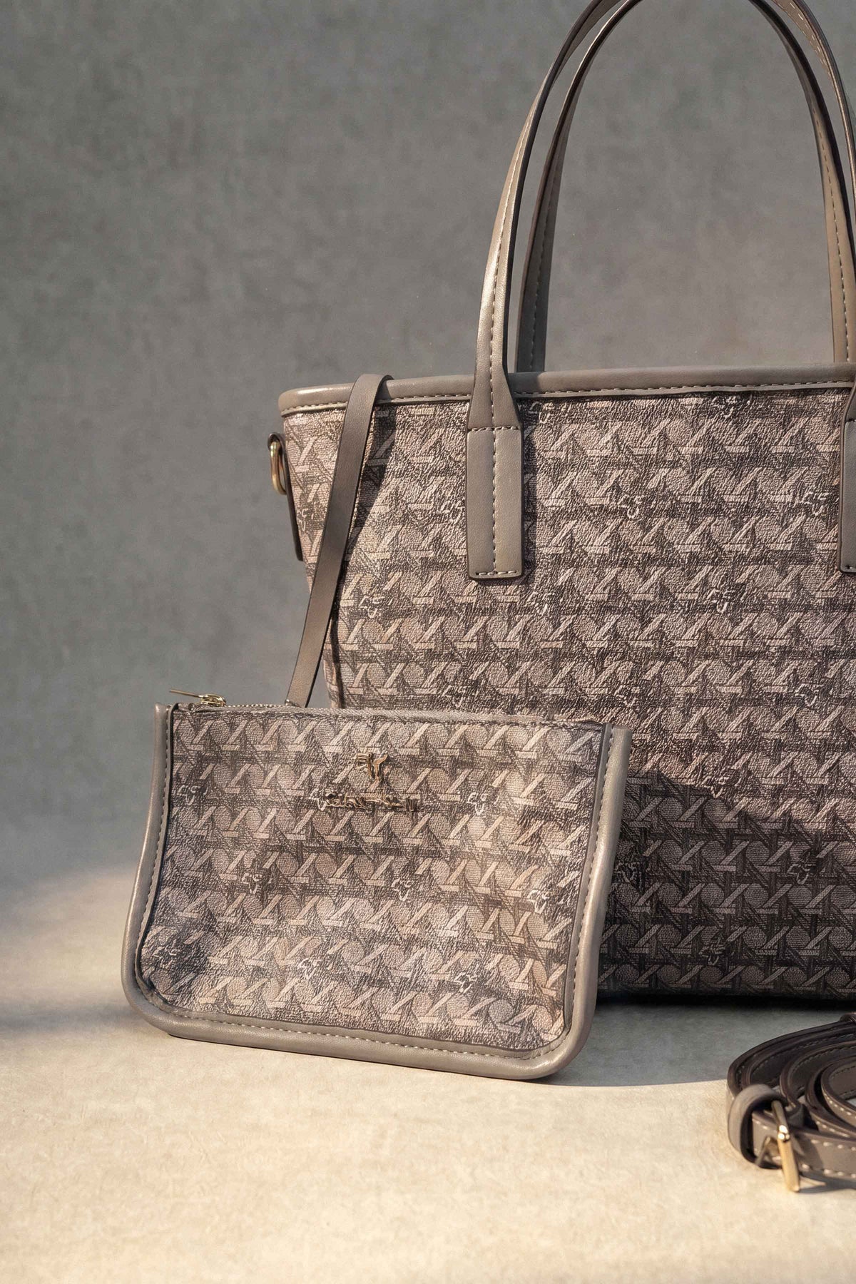 Grey Shoulder Bag-449372130 (Shoot Issue) - for Women - Bag Collection | Nishat | Shop Online