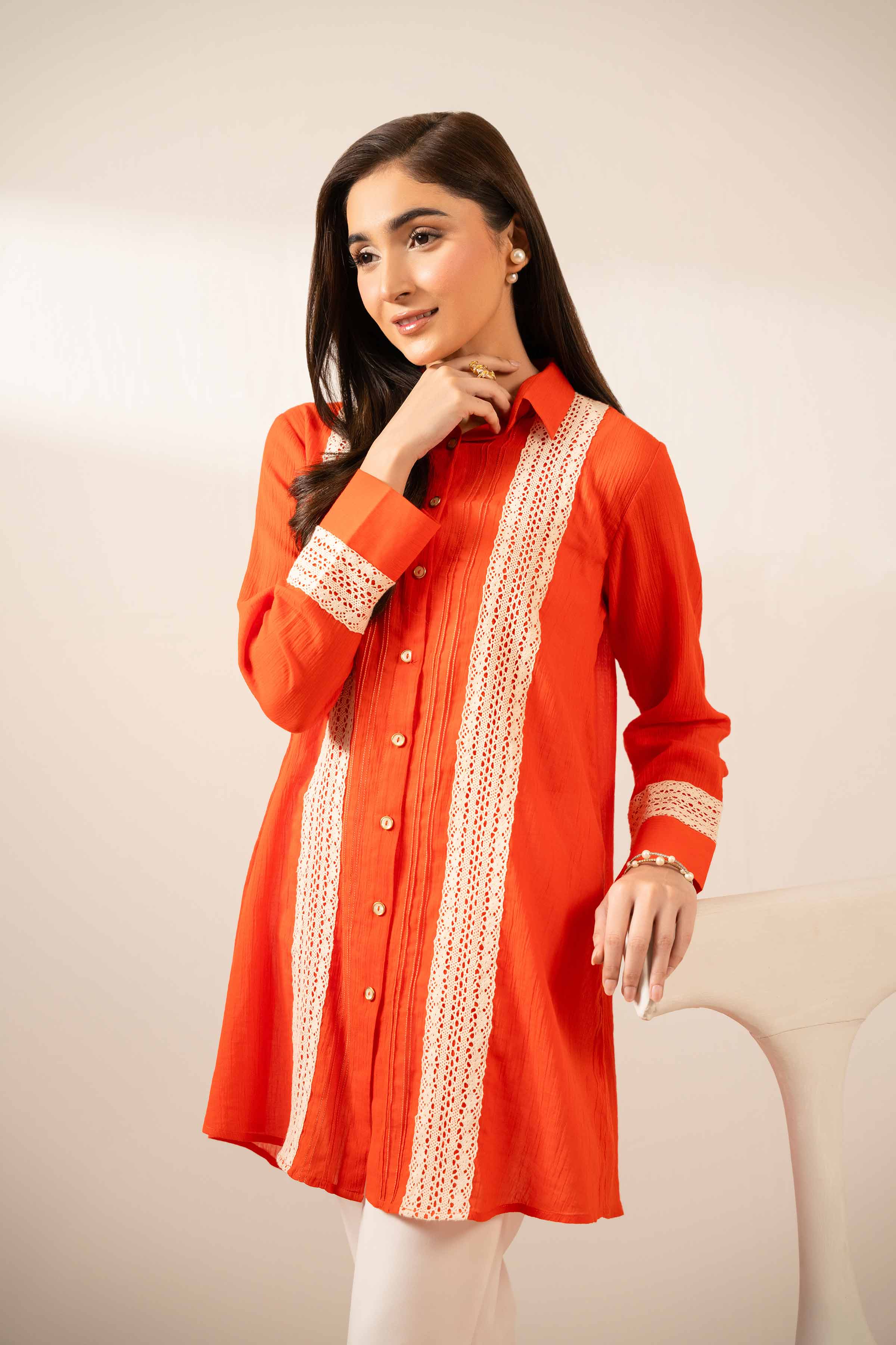 Basic Tunic - AS25-106 for Women - Pret Collection | Nishat | Shop Online