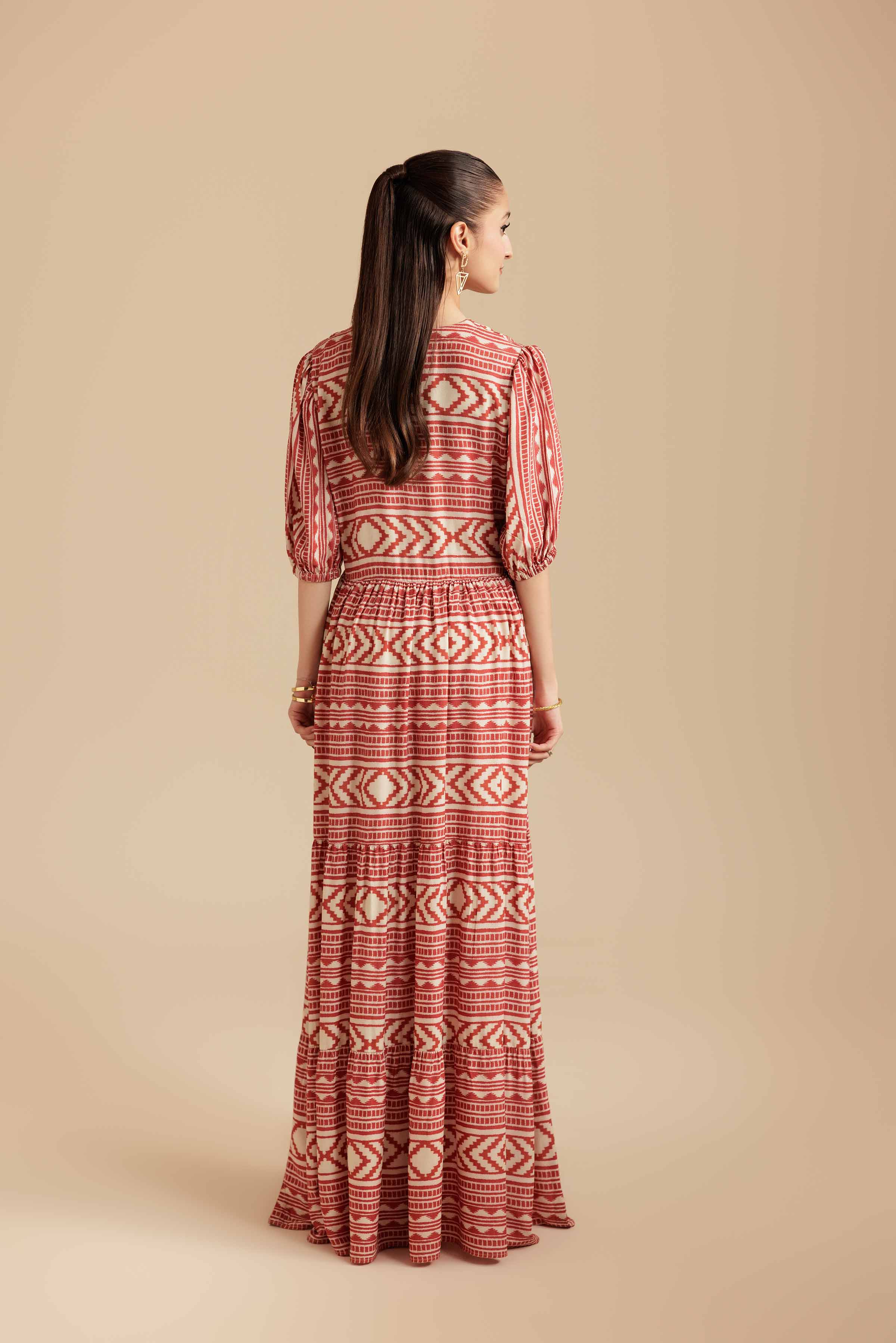 Printed Dress - AS25-114 for Women - Pret Collection | Nishat | Shop Online