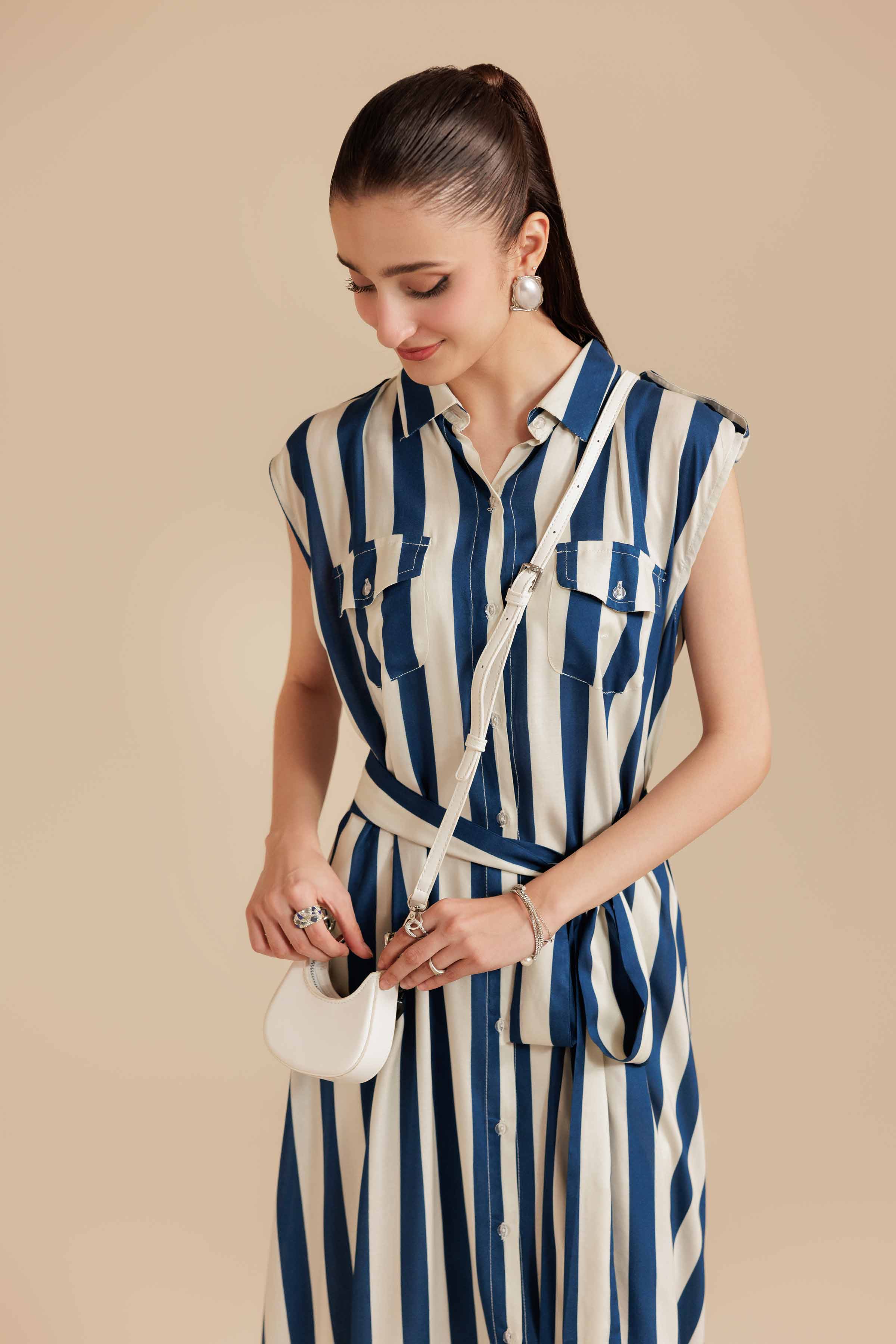 Printed Dress - AS25-115 for Women - Pret Collection | Nishat | Shop Online