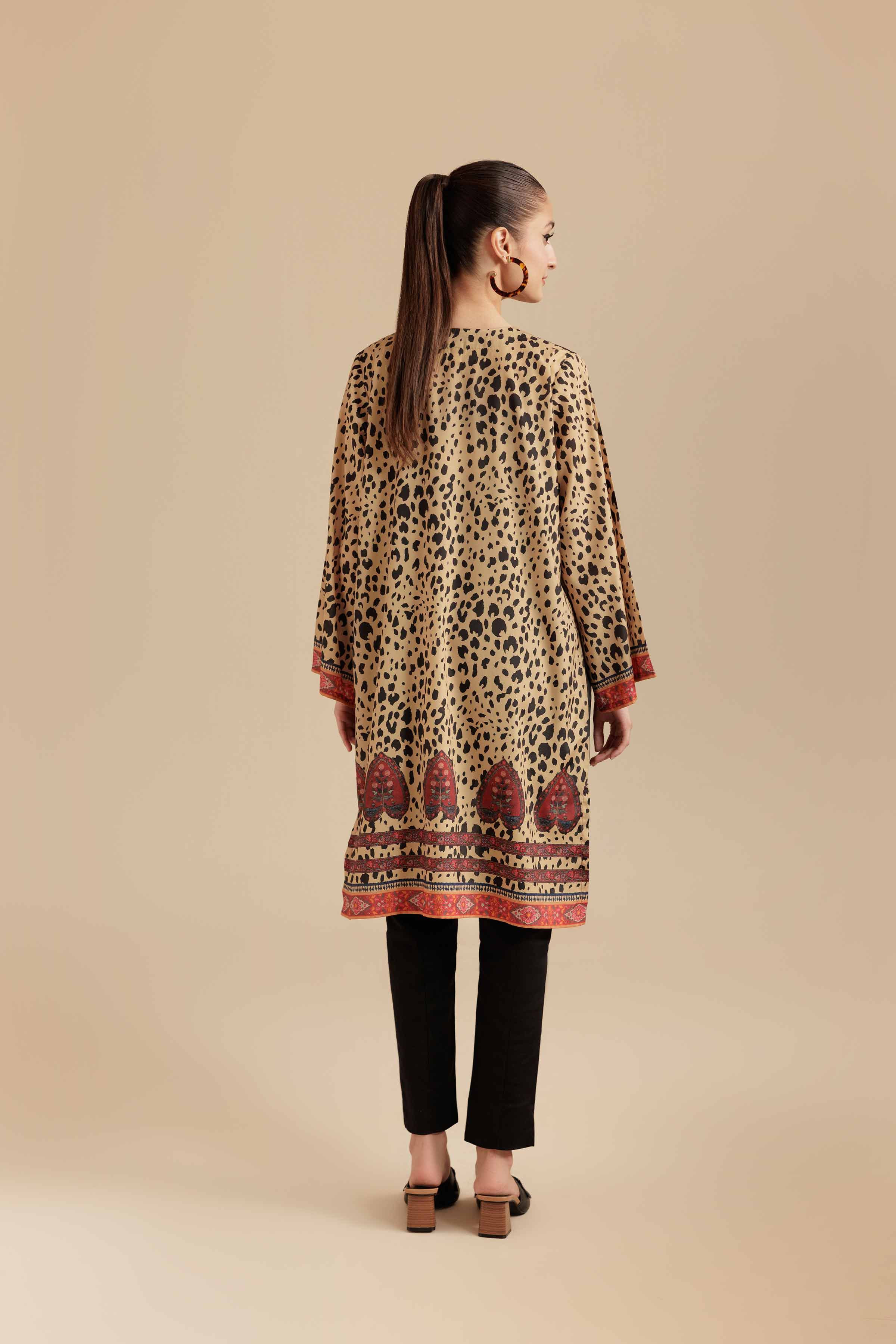 Printed Jacket - AS25-118 for Women - Pret Collection | Nishat | Shop Online