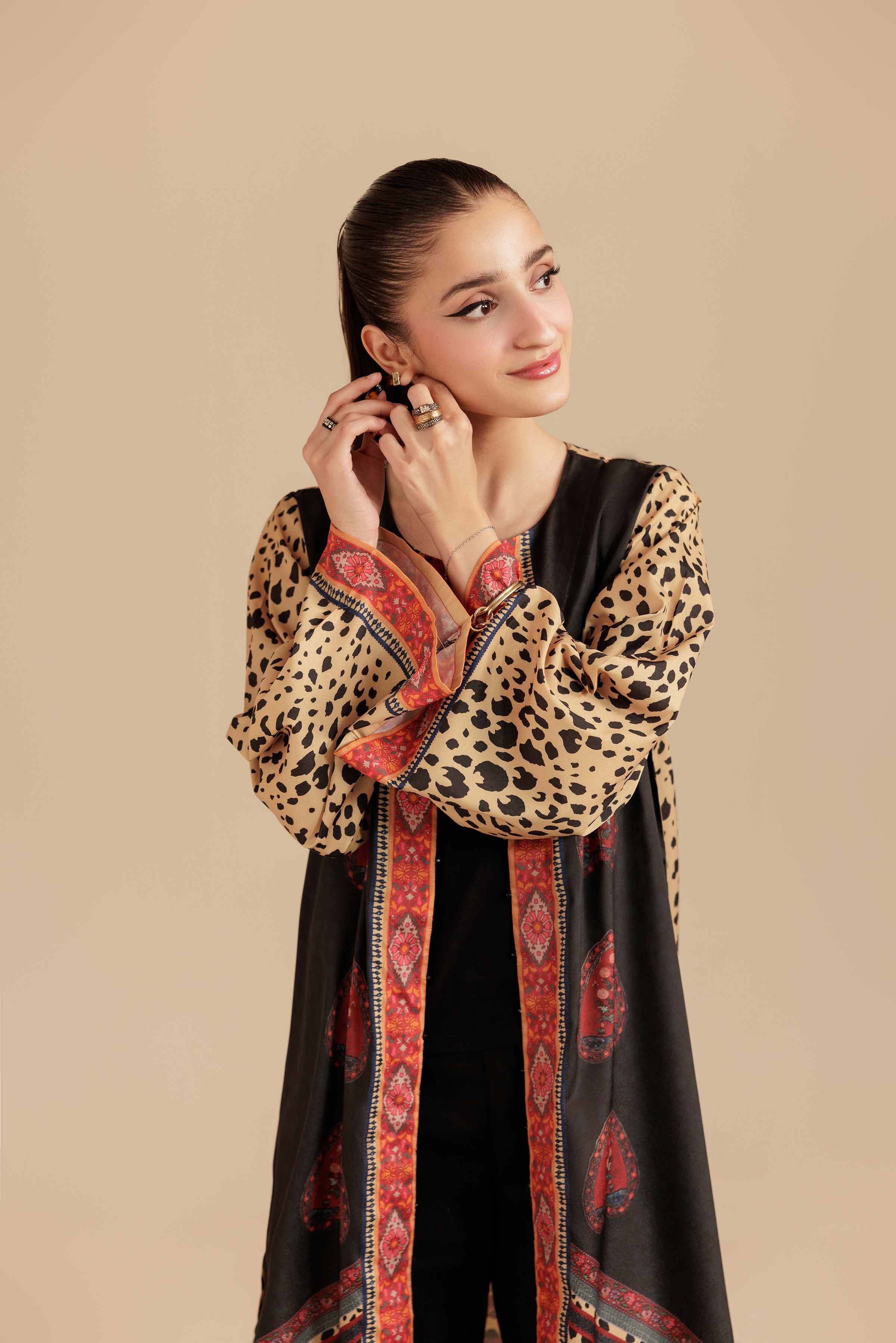 Printed Jacket - AS25-118 for Women - Pret Collection | Nishat | Shop Online