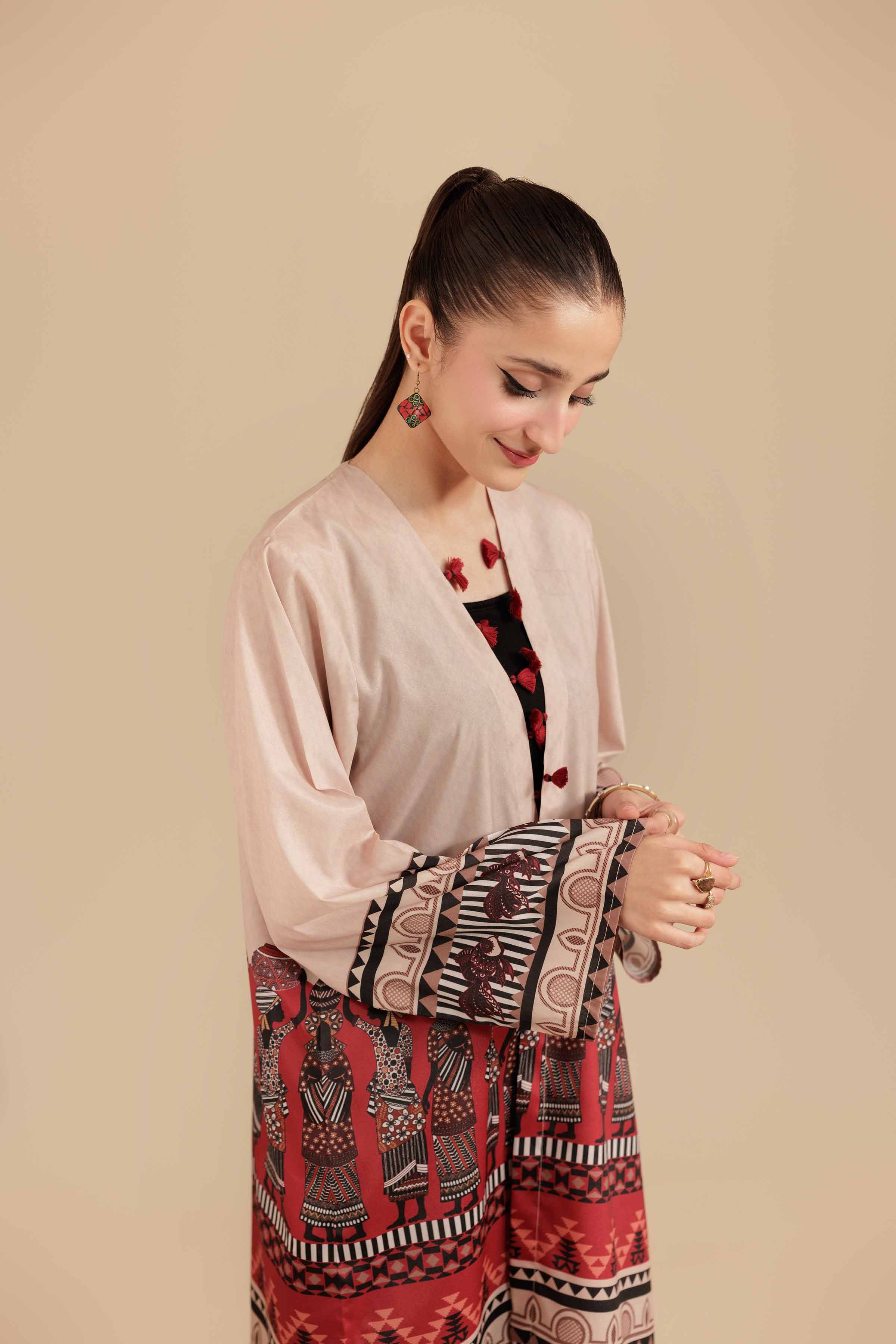 Printed Jacket - AS25-119 for Women - Pret Collection | Nishat | Shop Online