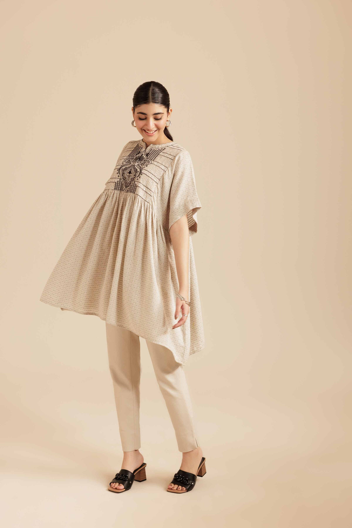 Embroidered Tunic - AS25-99 for Women - Pret Collection | Nishat | Shop Online