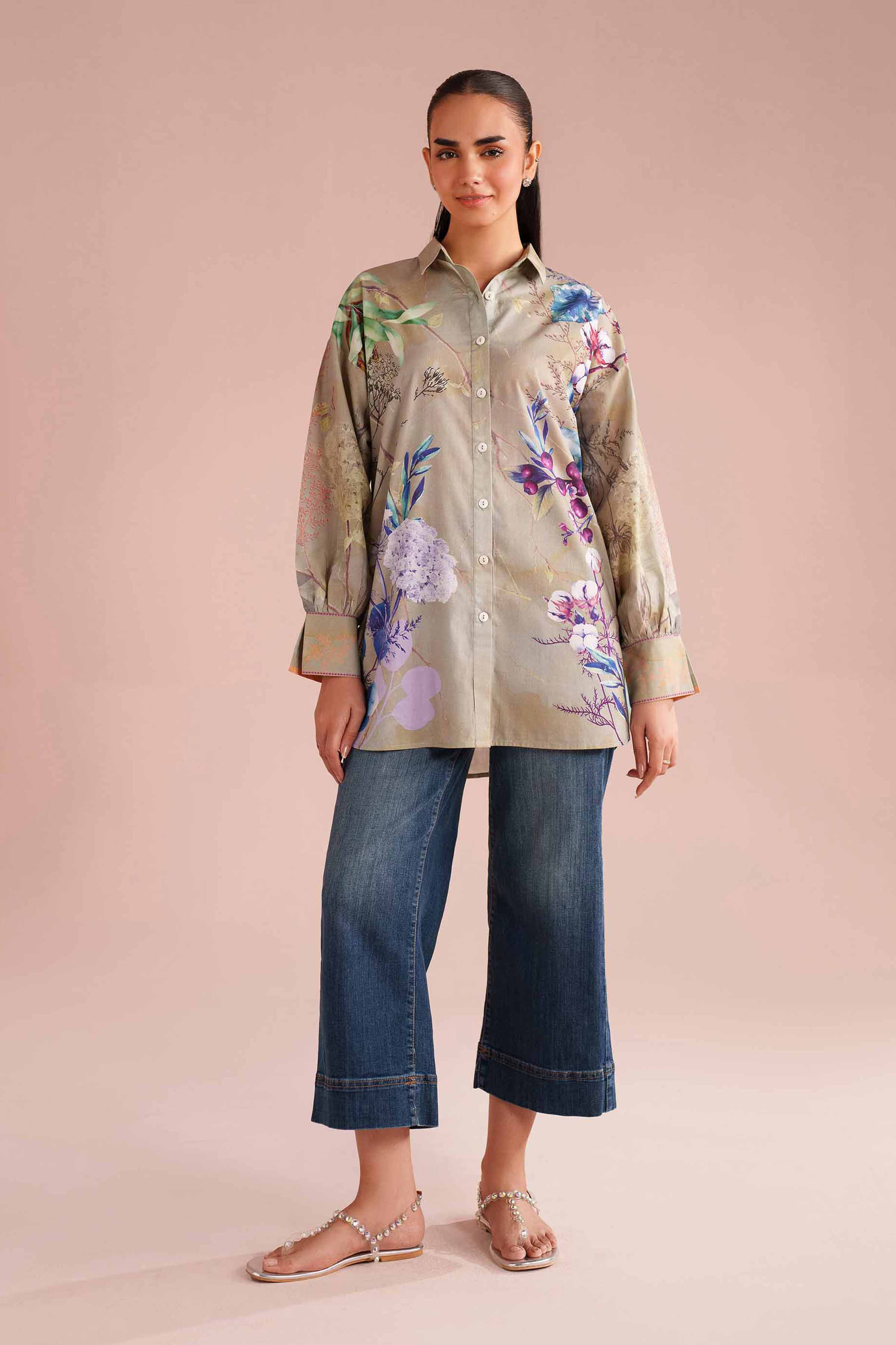 Printed Tunic - AS26-01 for Women - Pret Collection | Nishat | Shop Online