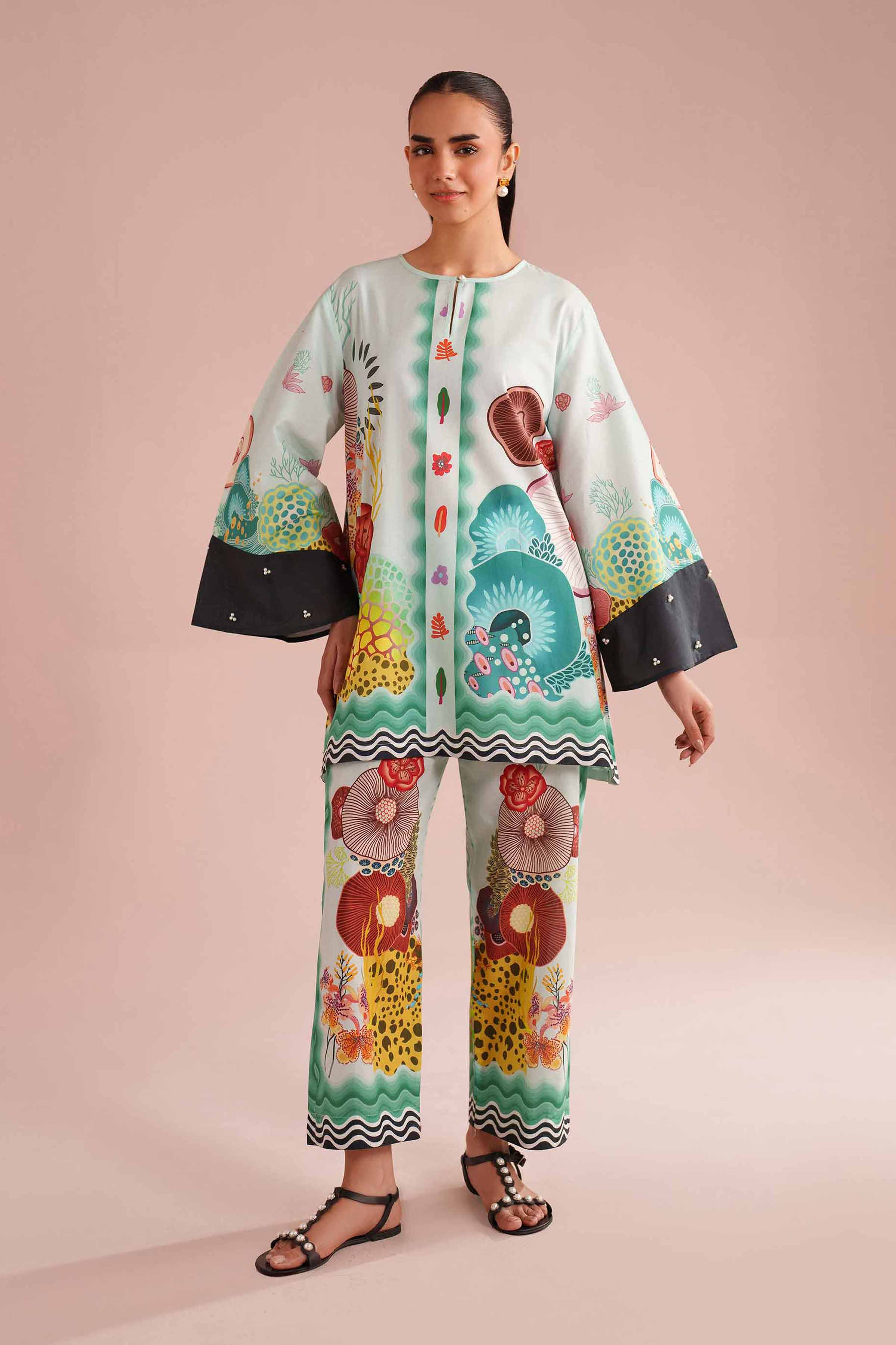 2 Piece - Printed Suit - AS26-02 for Women - Pret Collection | Nishat | Shop Online