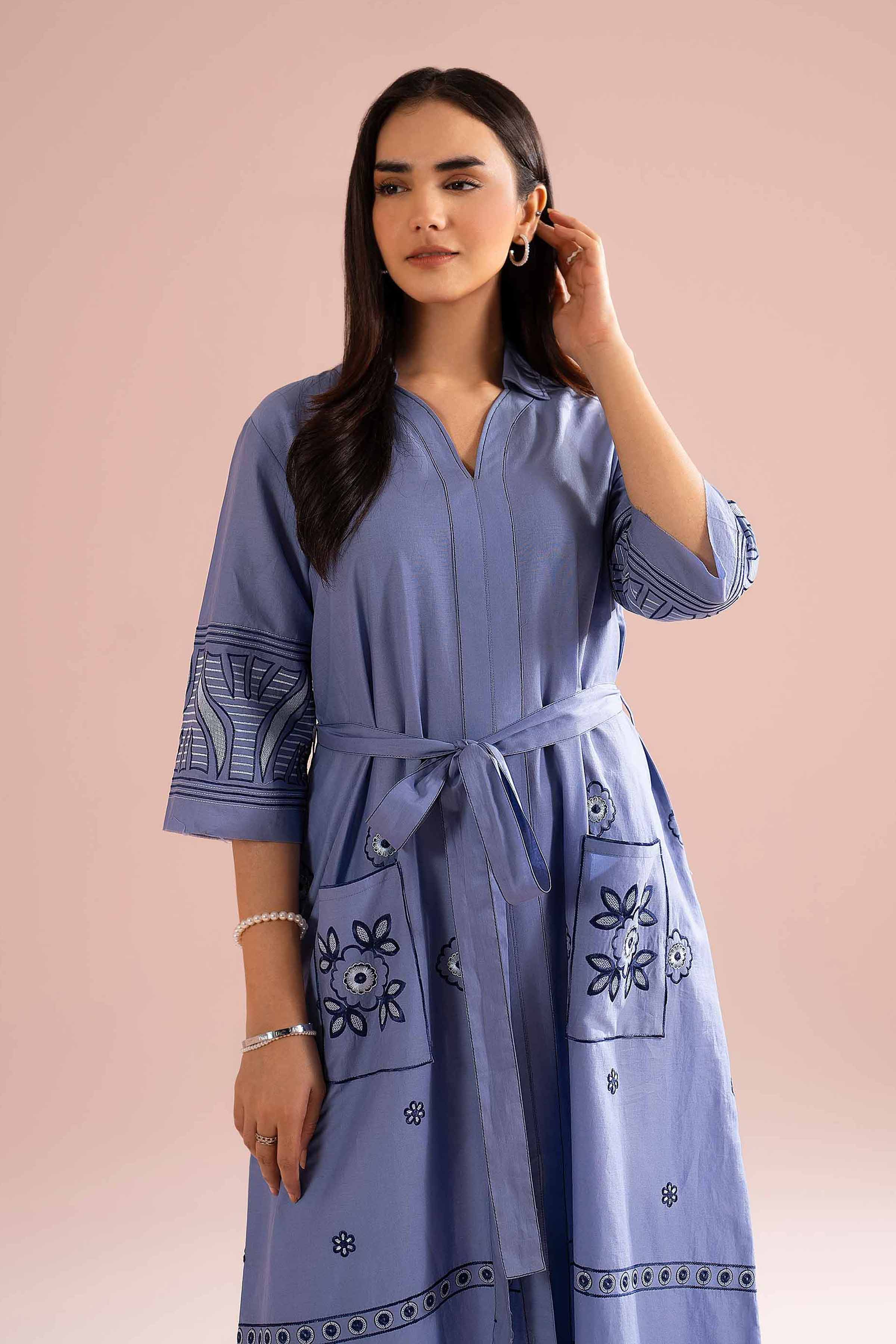 Embroidered Dress - AS26-03 for Women - Pret Collection | Nishat | Shop Online