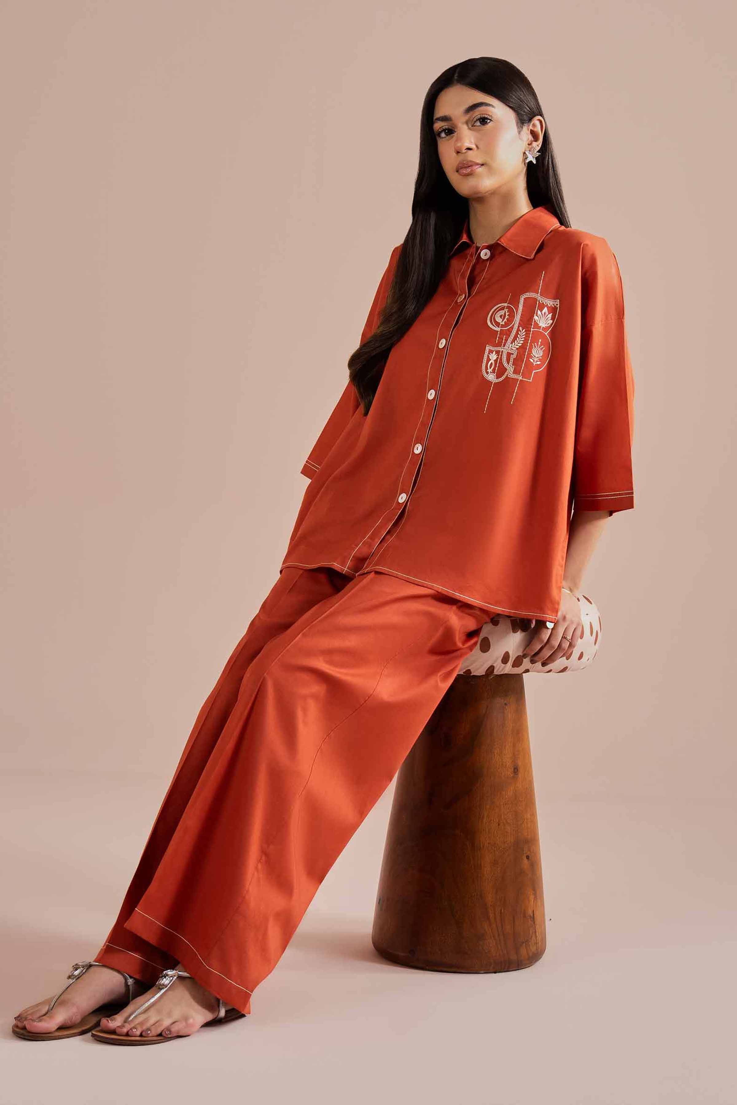 2 Piece - Embroidered Suit - AS26-04 for Women - Pret Collection | Nishat | Shop Online