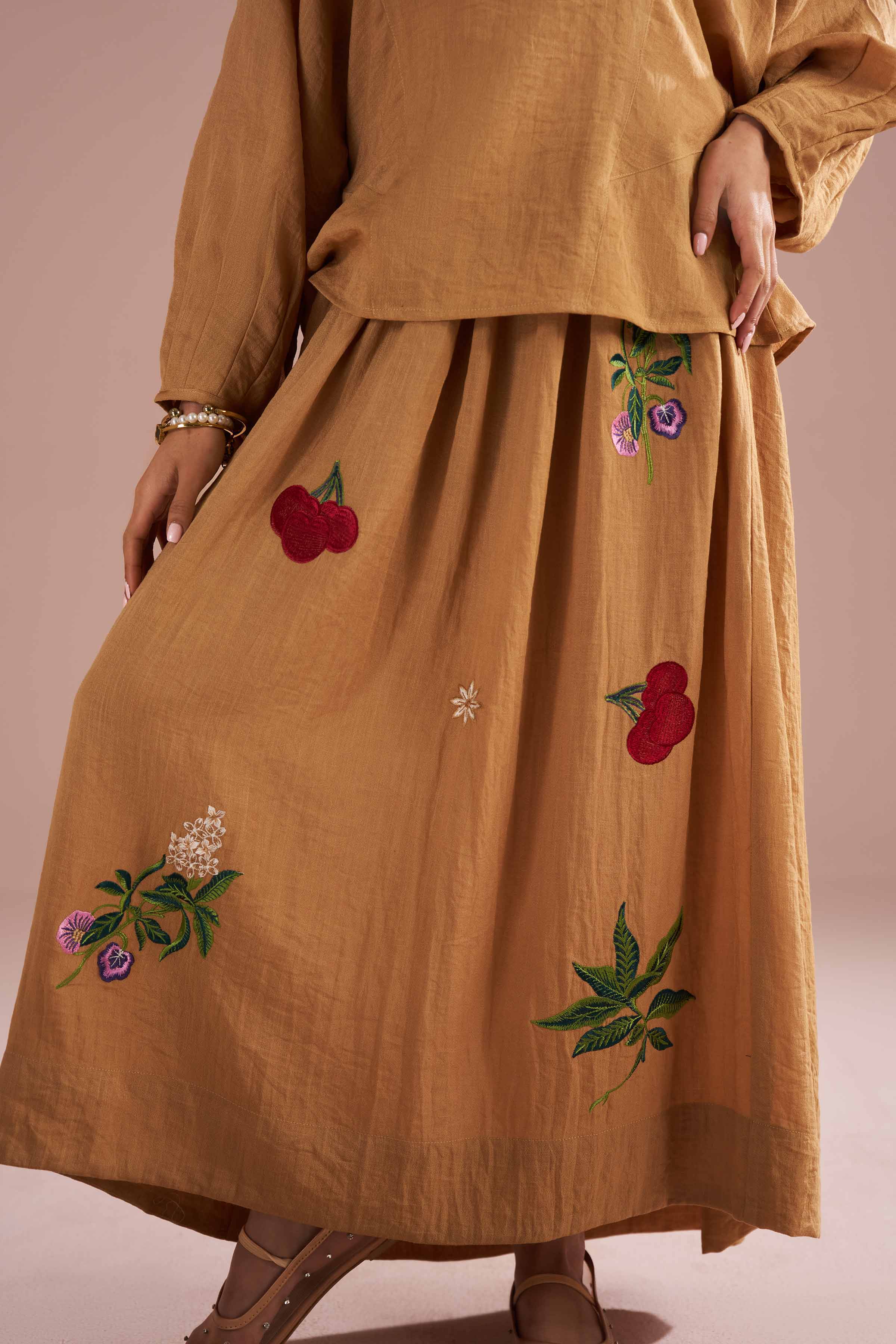 2 Piece - Embroidered Suit - AS26-07