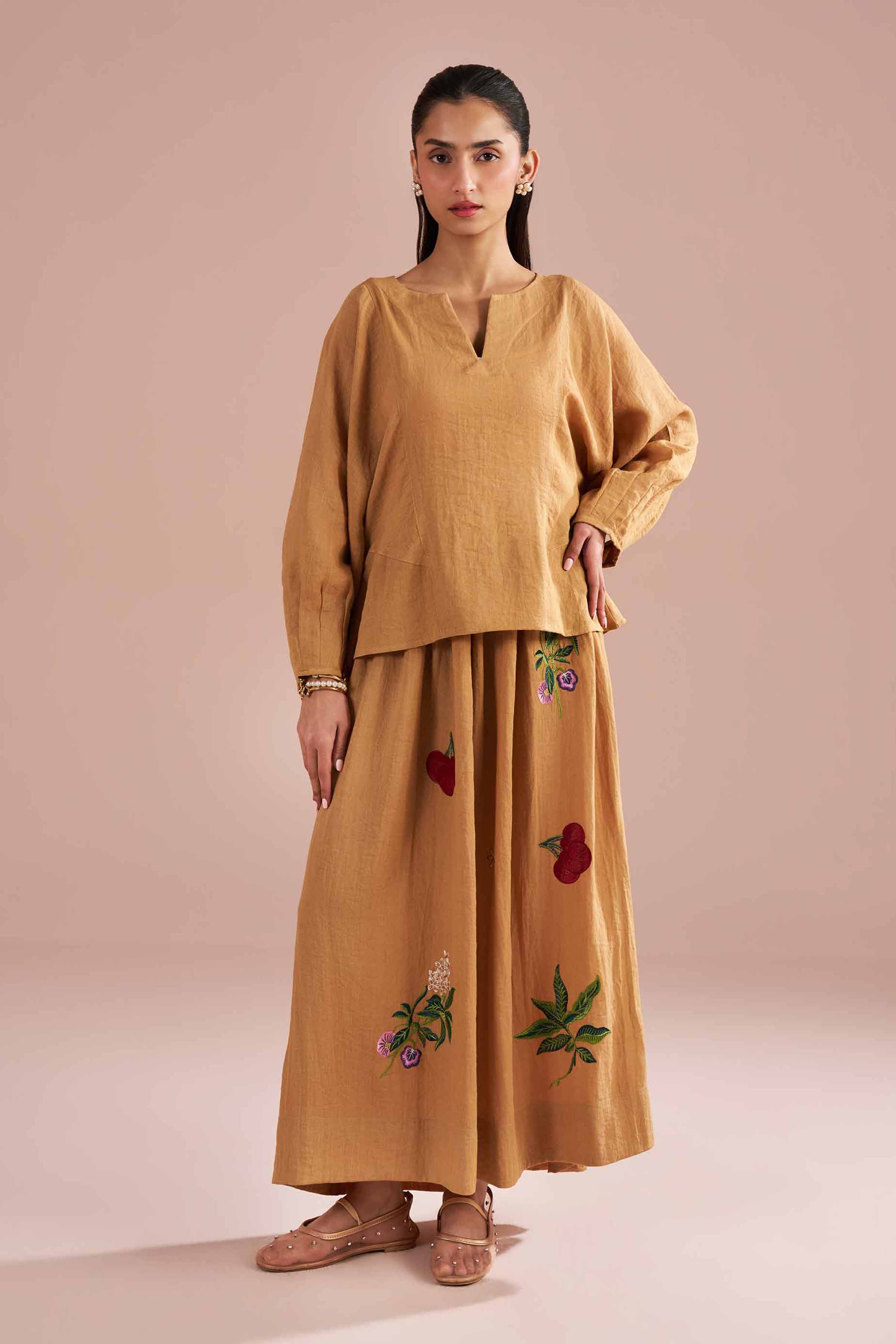 2 Piece - Embroidered Suit - AS26-07