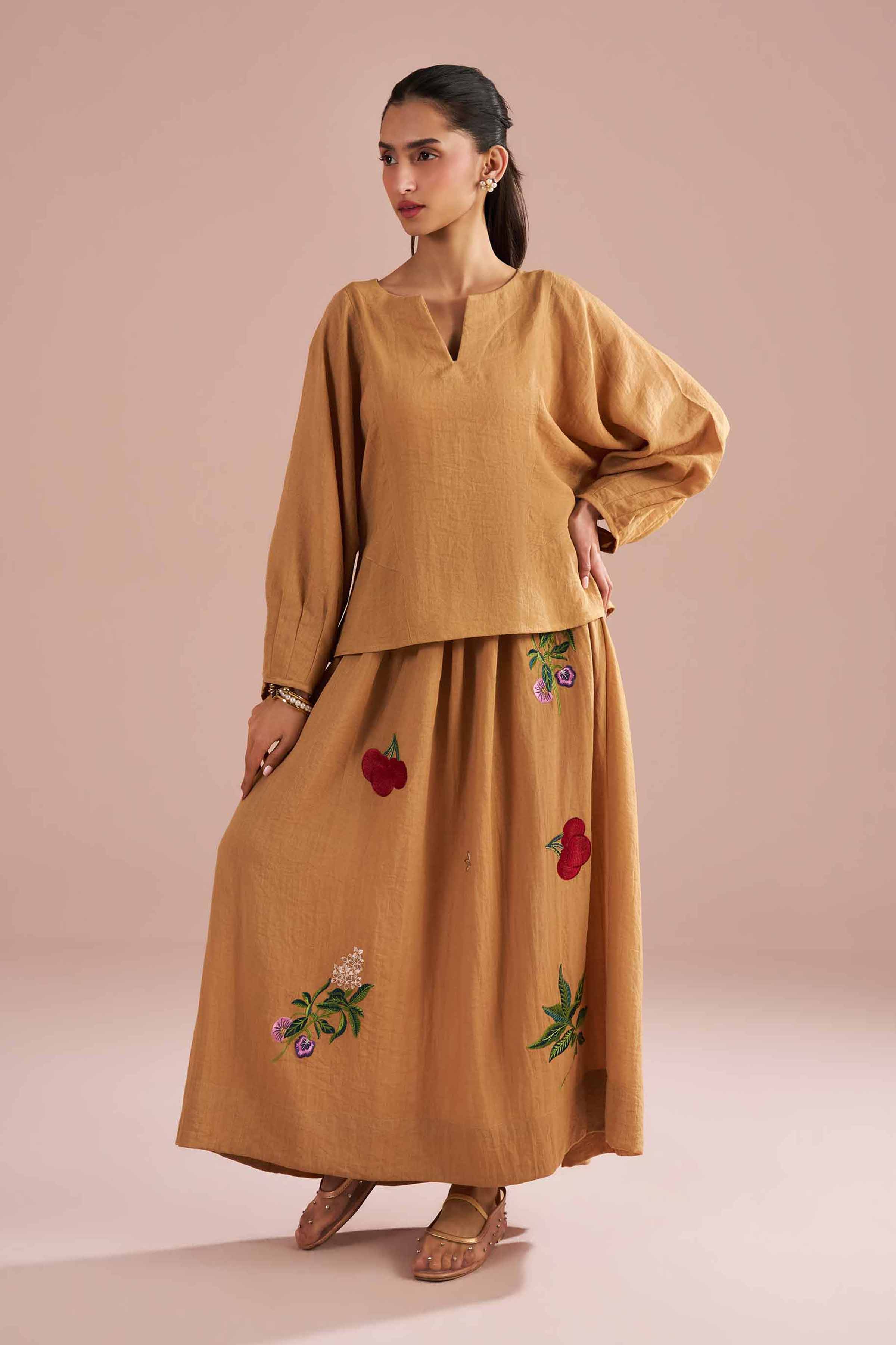 2 Piece - Embroidered Suit - AS26-07