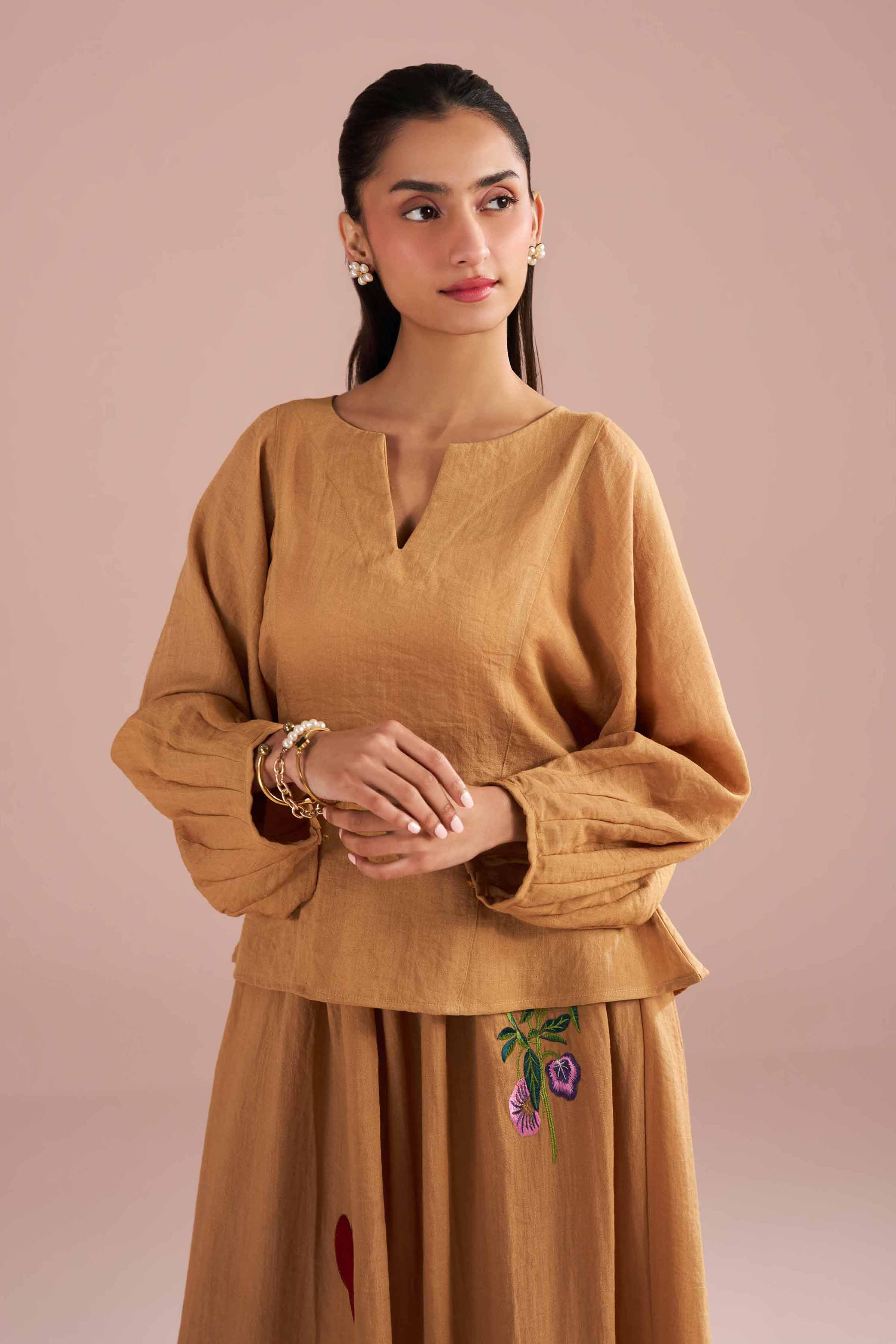 2 Piece - Embroidered Suit - AS26-07