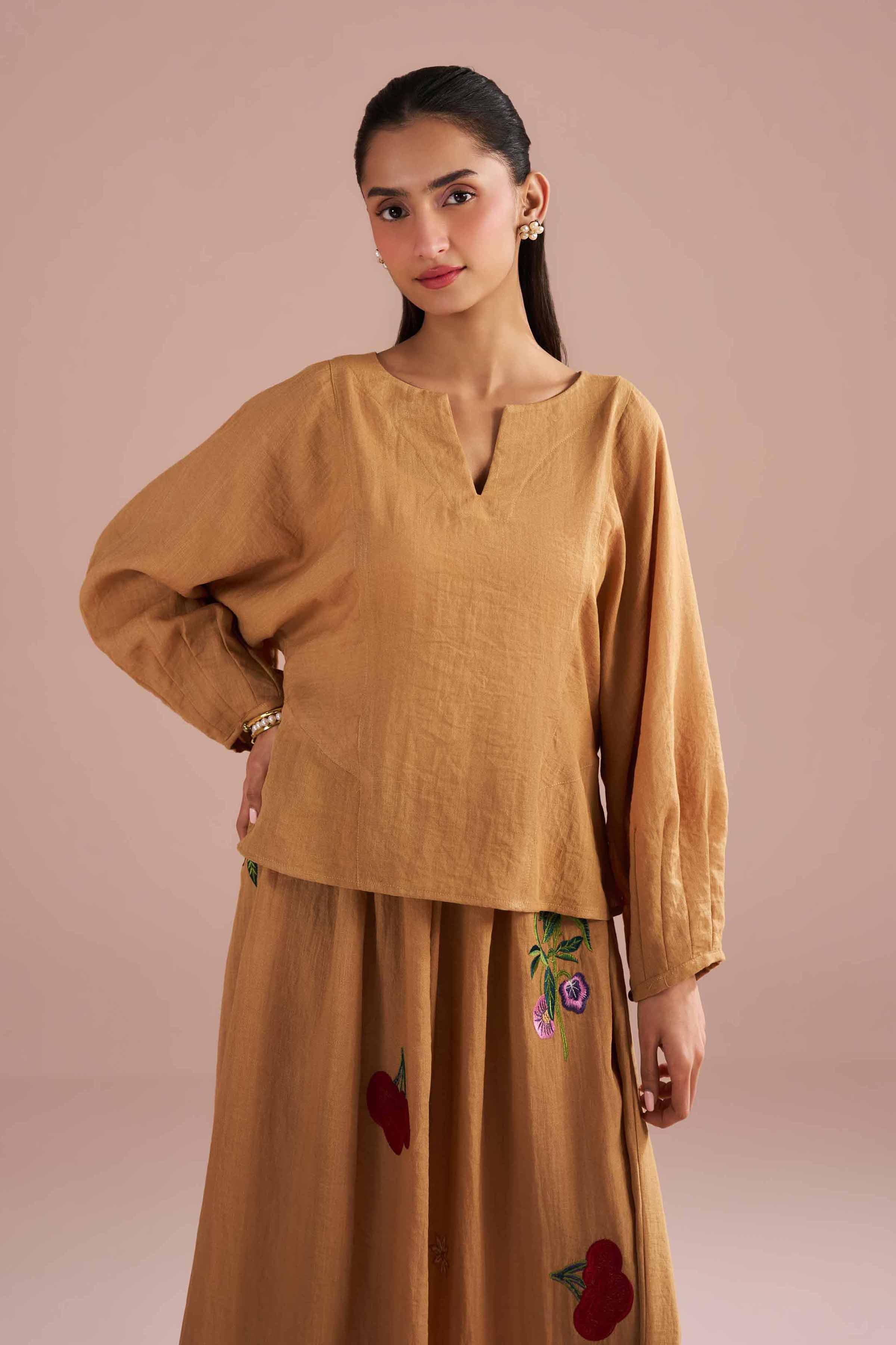 2 Piece - Embroidered Suit - AS26-07