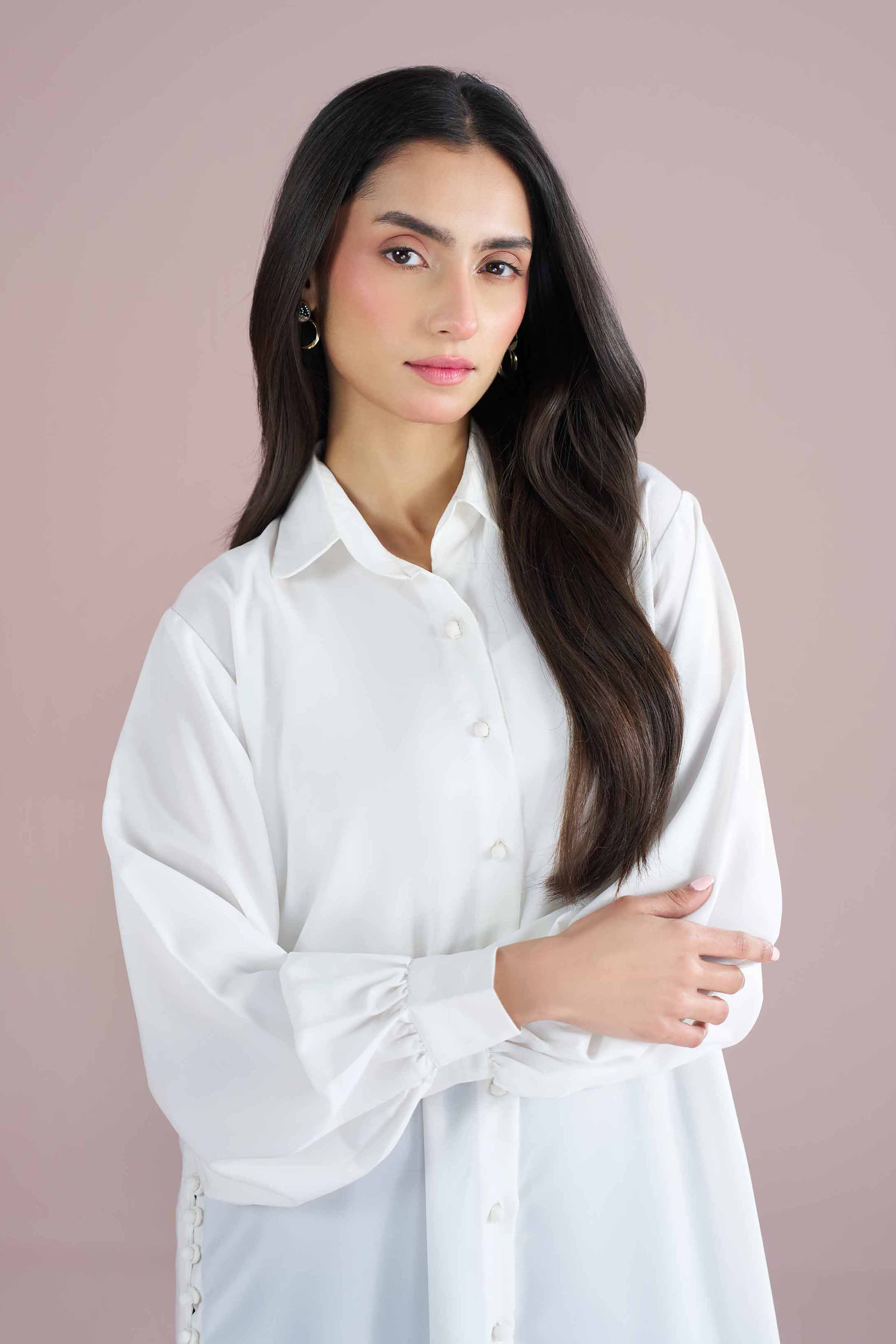 Basic Shirt - AS26-102 for Women - Pret Collection | Nishat | Shop Online