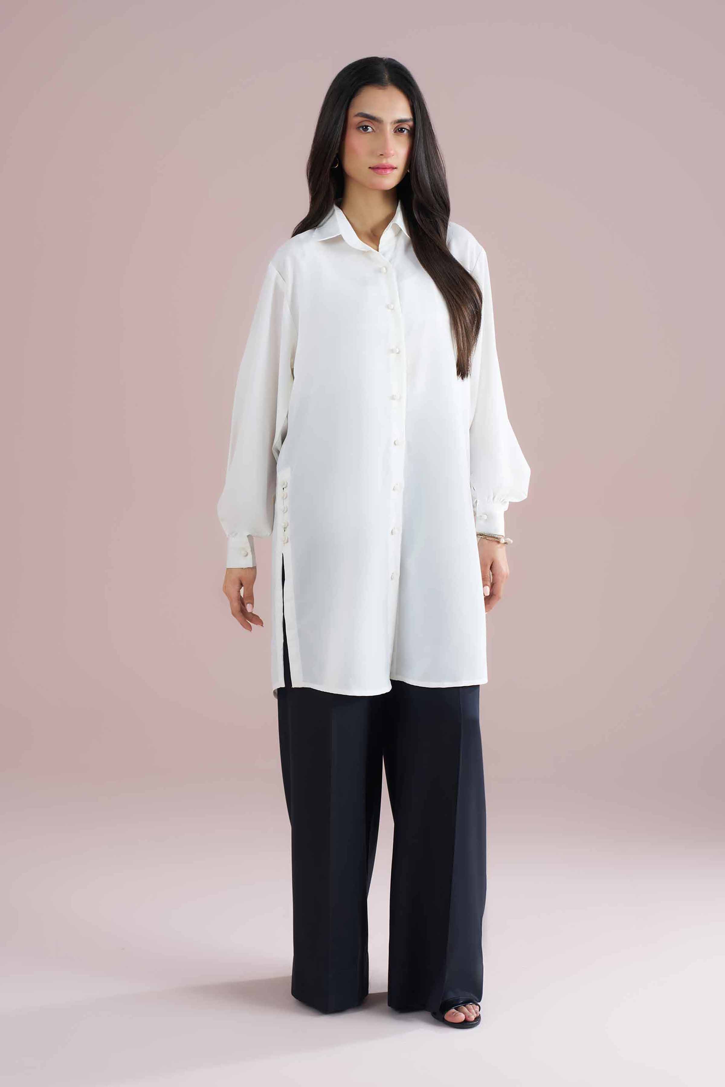 Basic Shirt - AS26-102 for Women - Pret Collection | Nishat | Shop Online