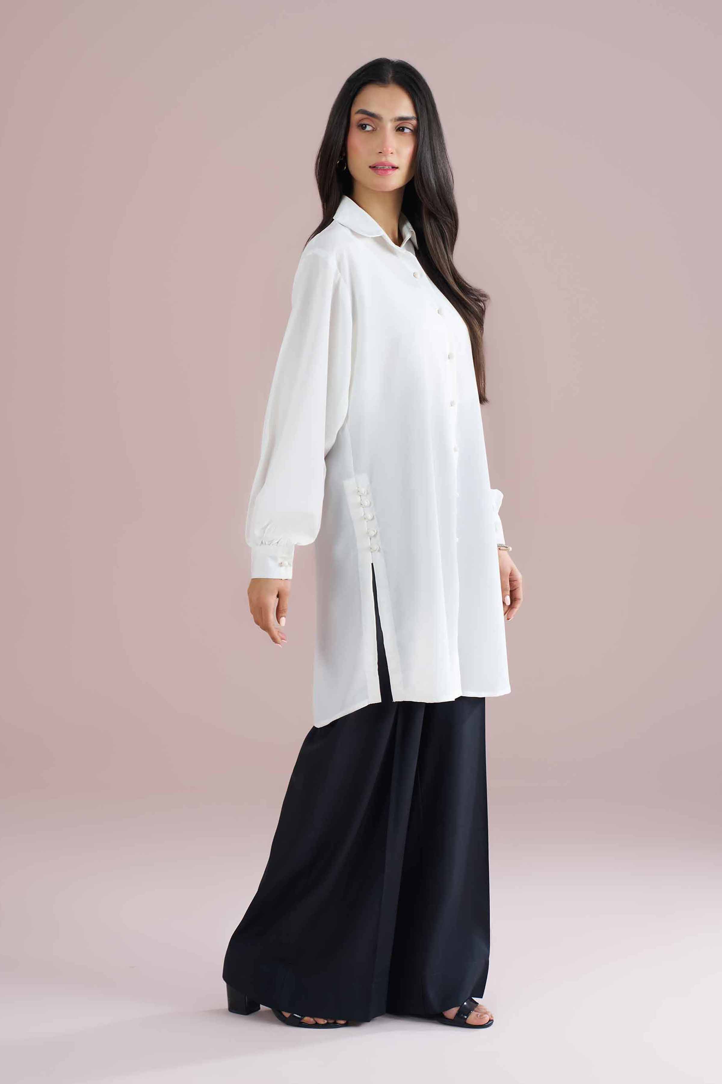 Basic Shirt - AS26-102 for Women - Pret Collection | Nishat | Shop Online