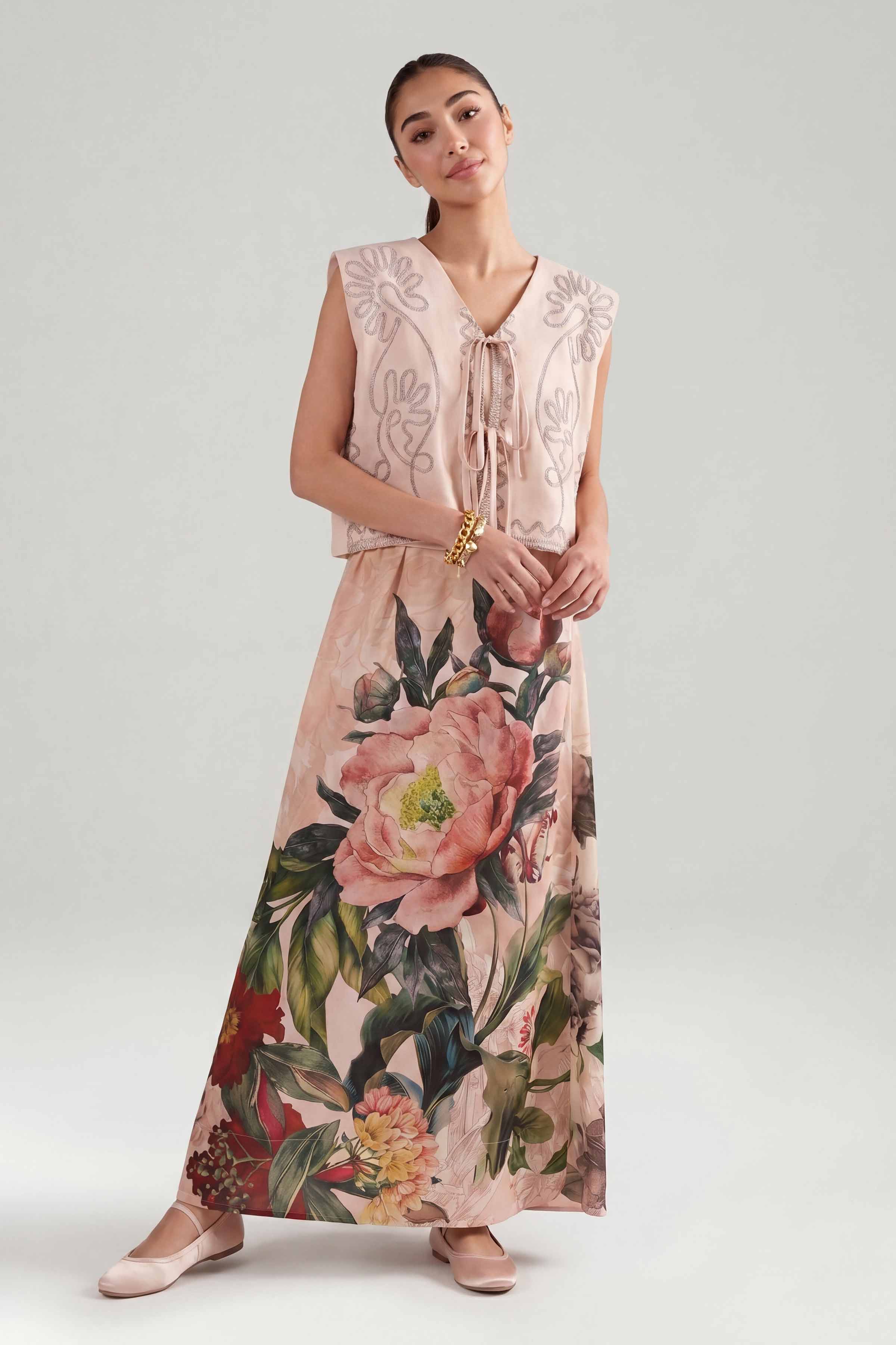 2 Piece - Embroidered Suit - AS26-12