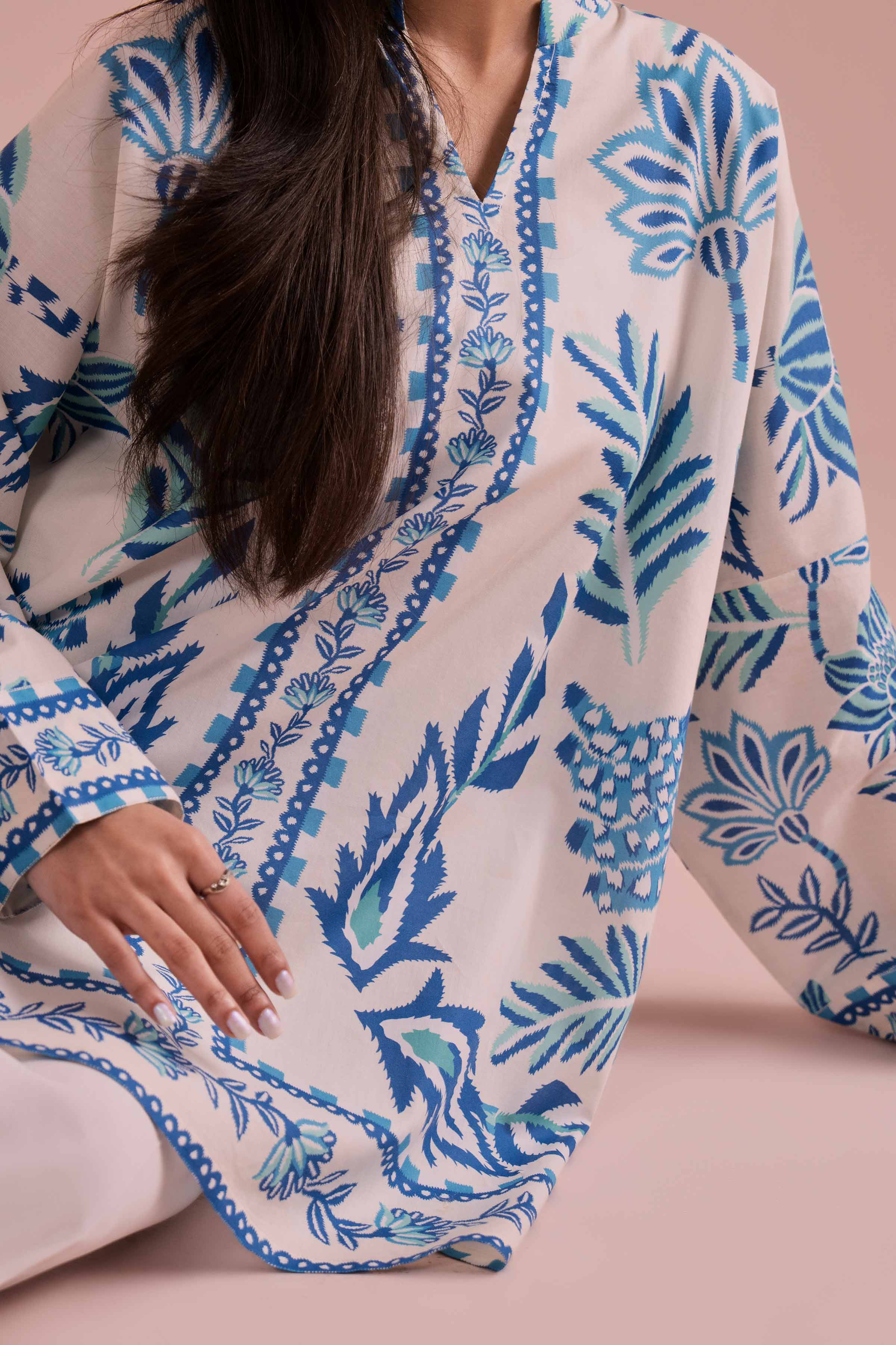 Printed Tunic - AS26-13 for Women - Pret Collection | Nishat | Shop Online