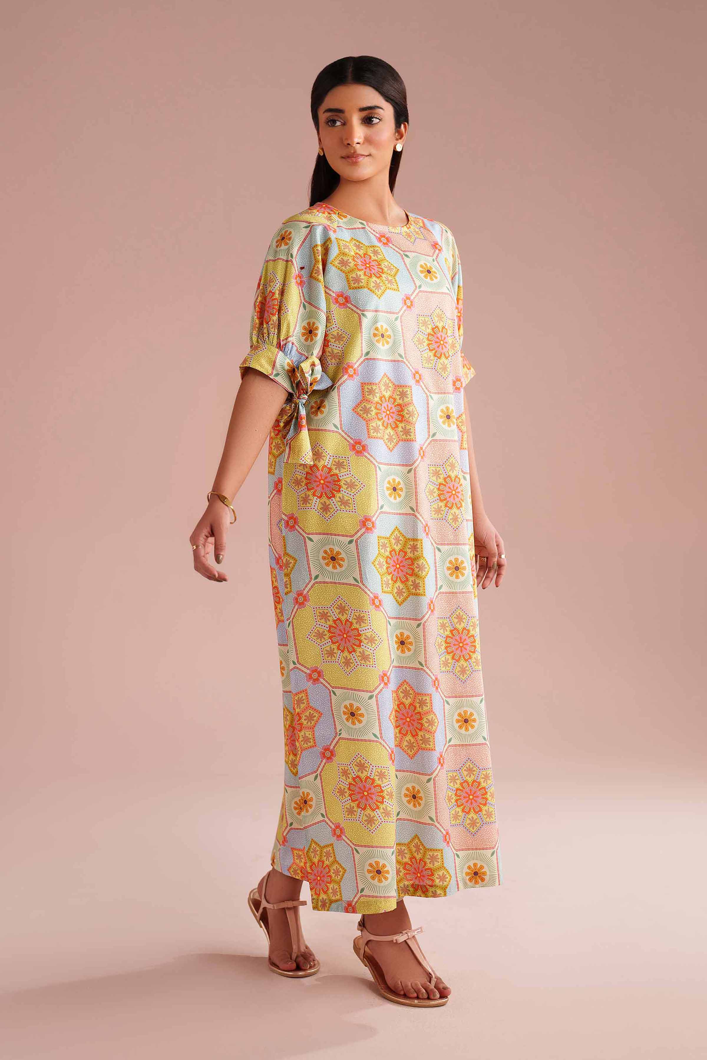 Printed Dress - AS26-19 for Women - Pret Collection | Nishat | Shop Online