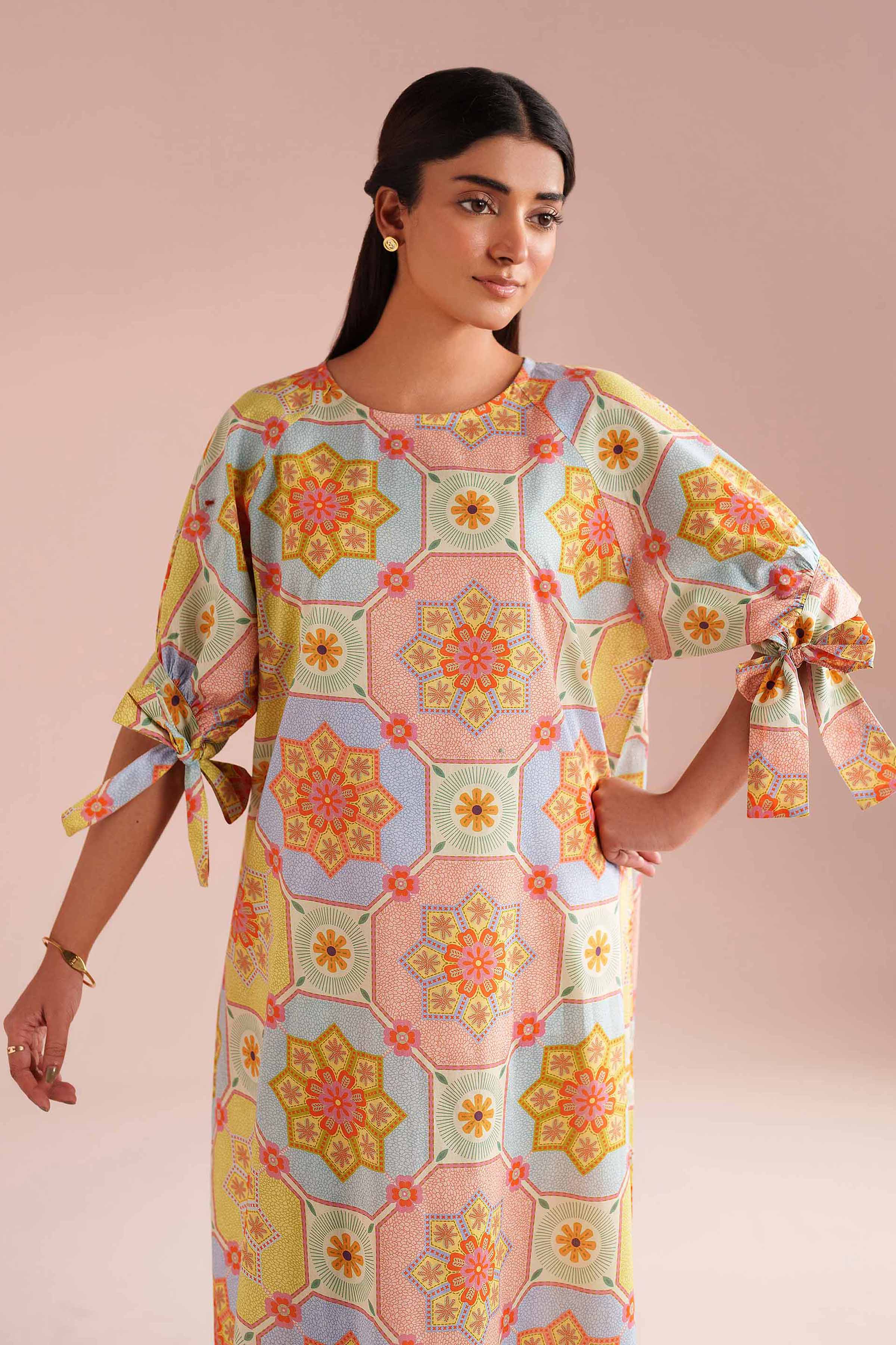 Printed Dress - AS26-19 for Women - Pret Collection | Nishat | Shop Online