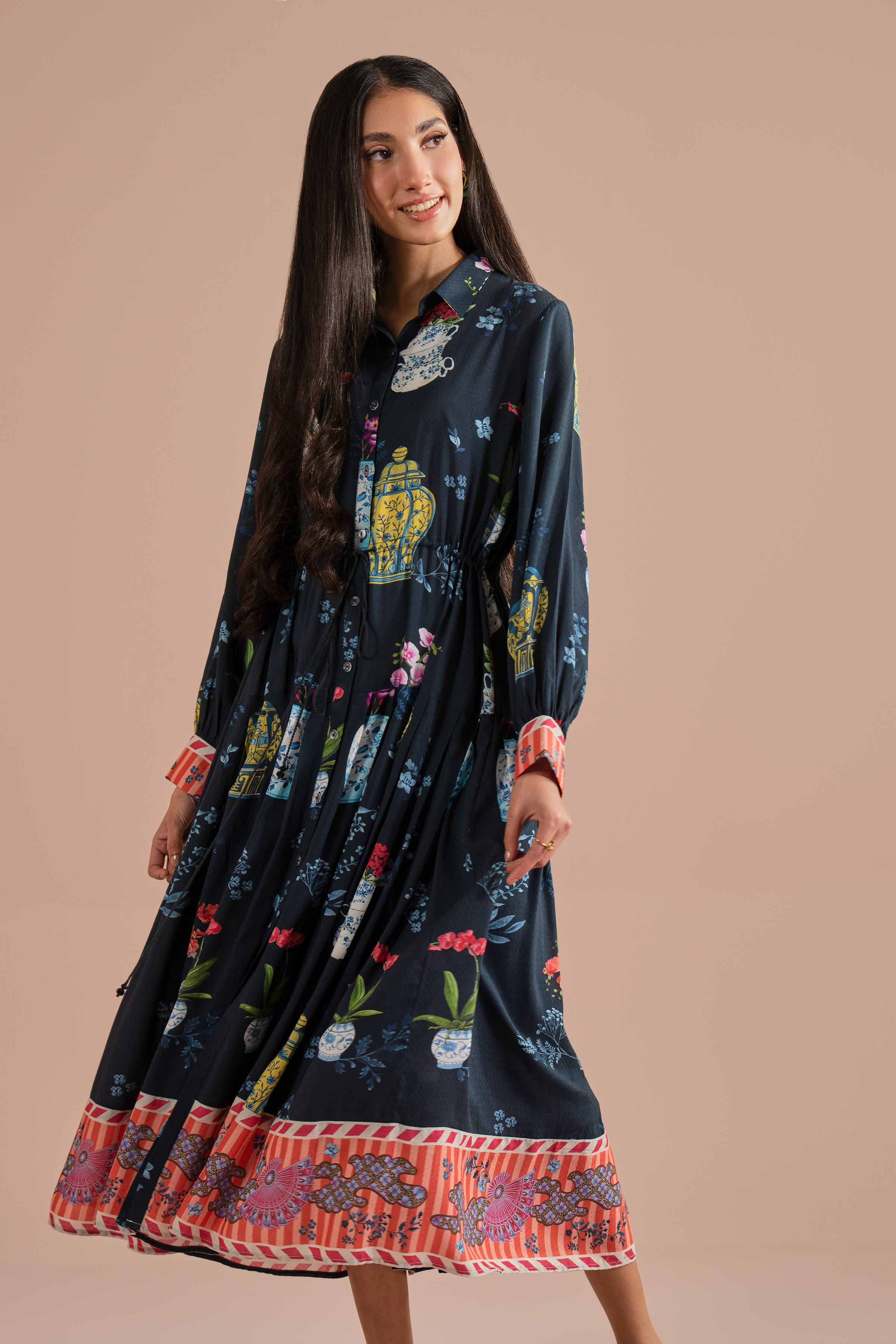 Printed Dress - AS26-22