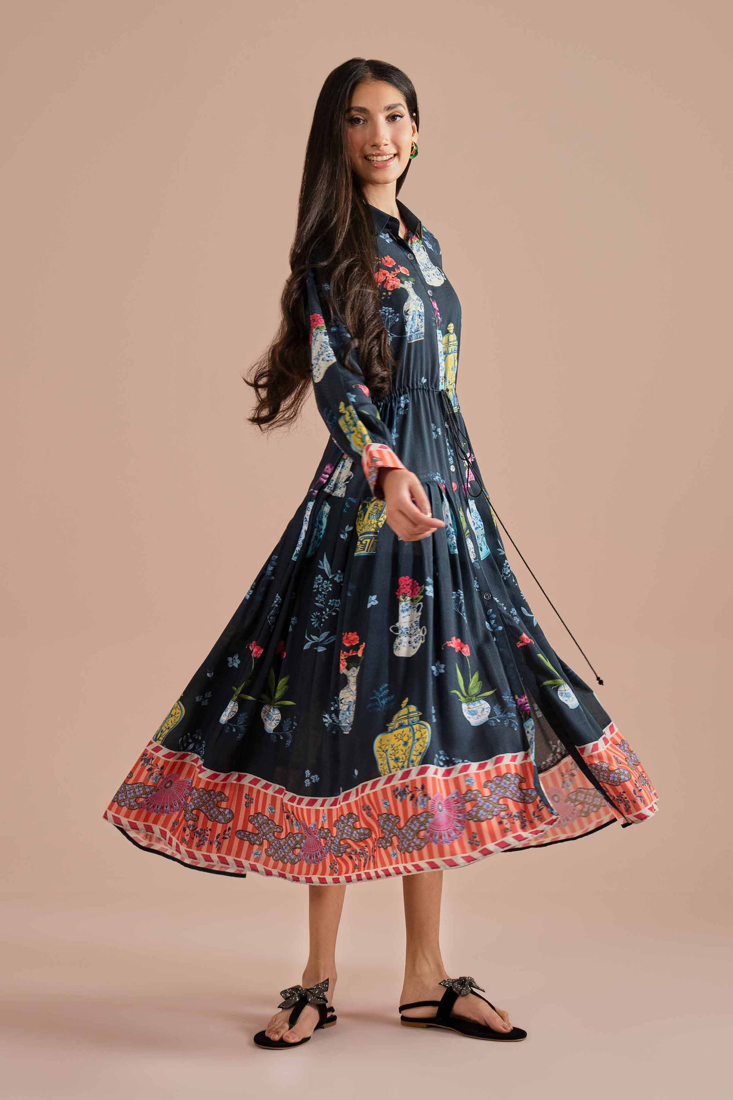 Printed Dress - AS26-22