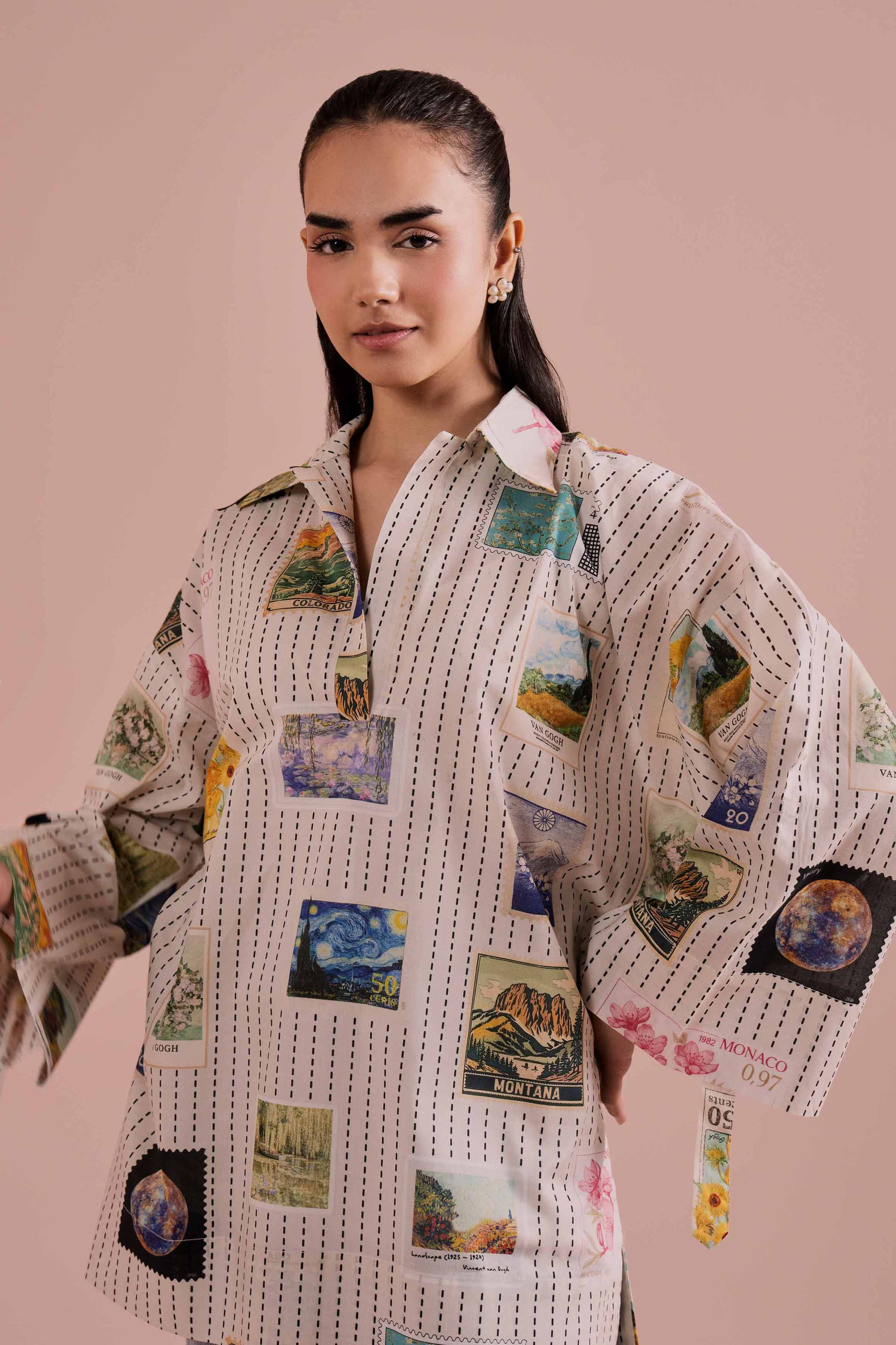 Printed Tunic - AS26-33 for Women - Pret Collection | Nishat | Shop Online