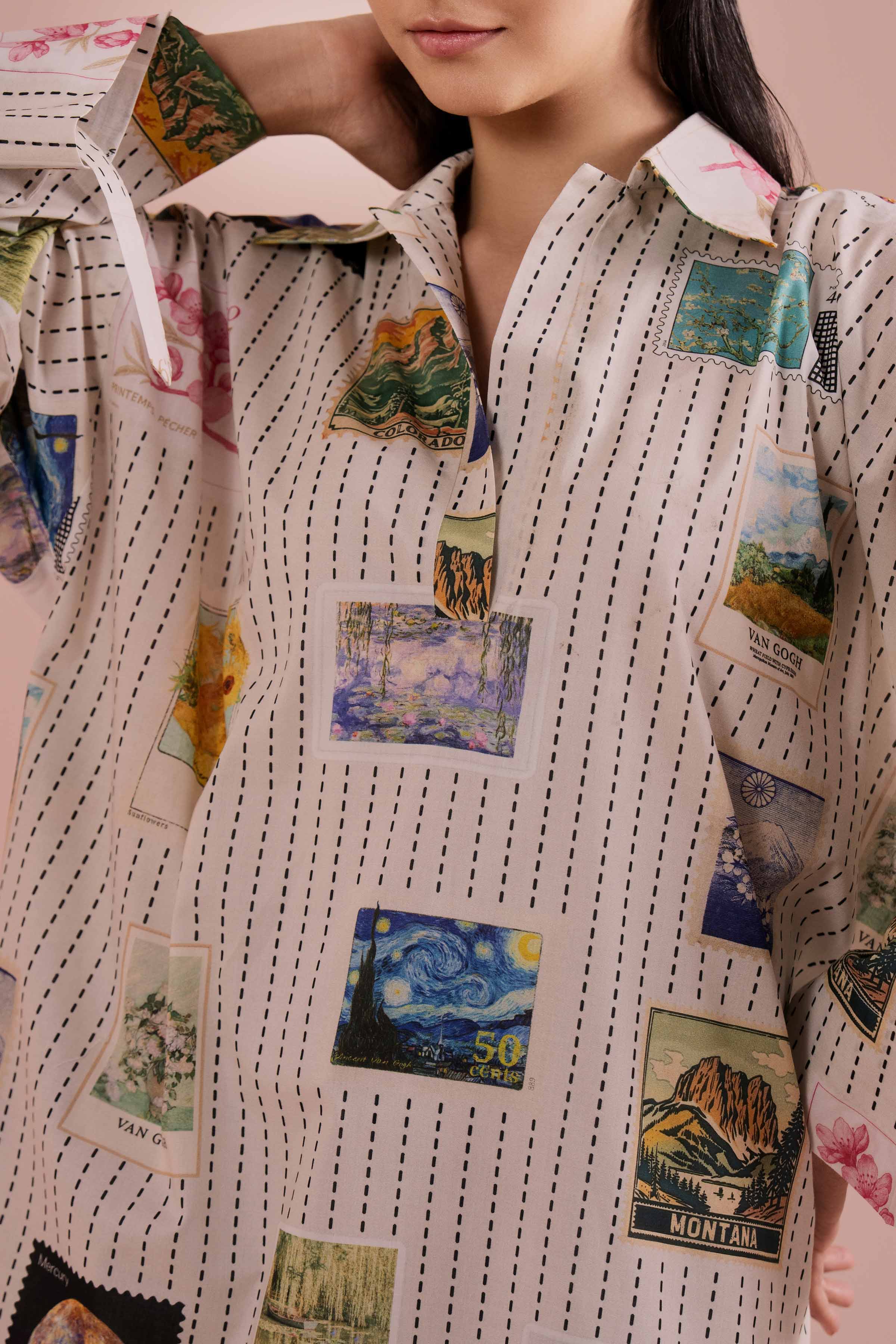 Printed Tunic - AS26-33 for Women - Pret Collection | Nishat | Shop Online