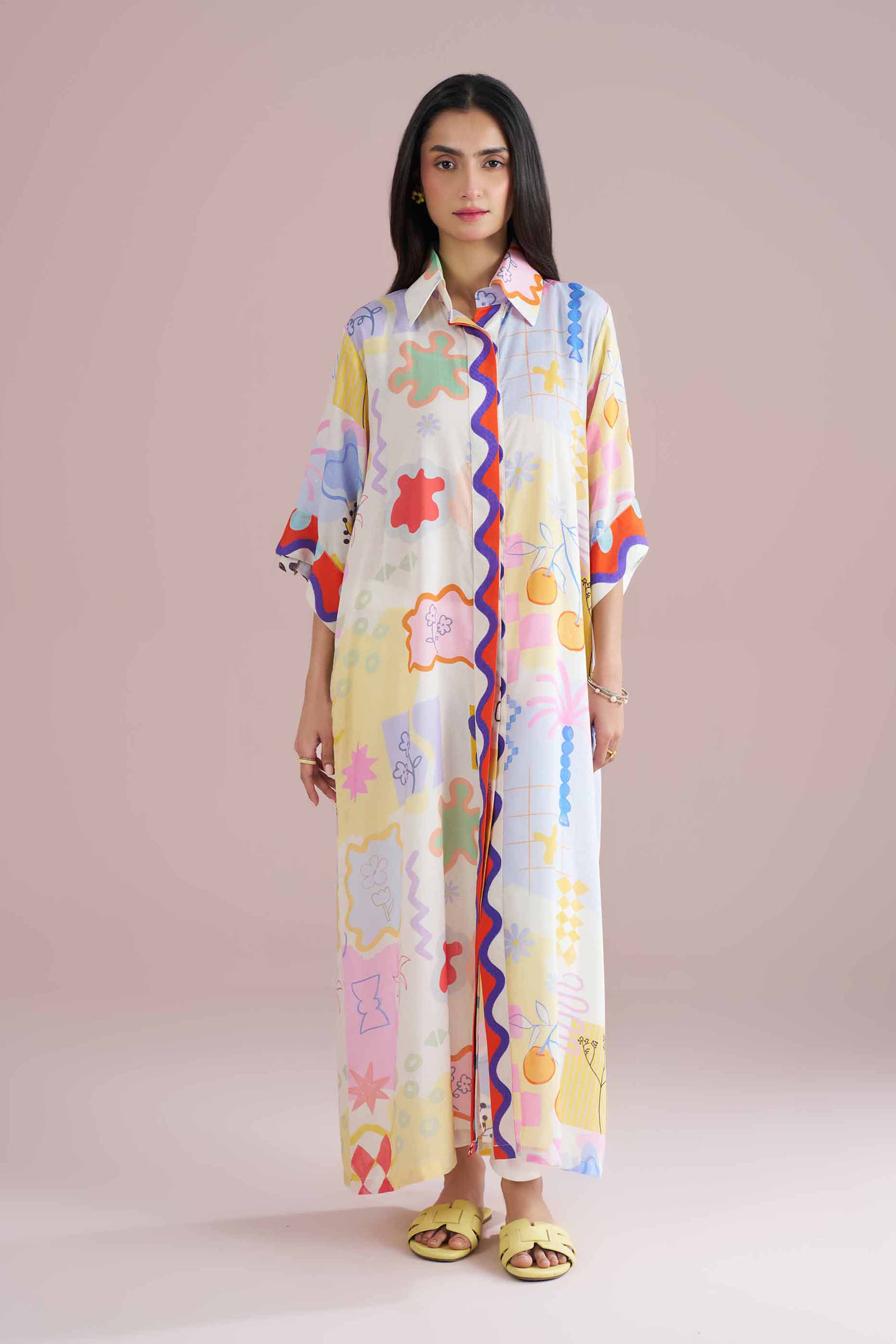 Printed Dress - AS26-37 for Women - Pret Collection | Nishat | Shop Online