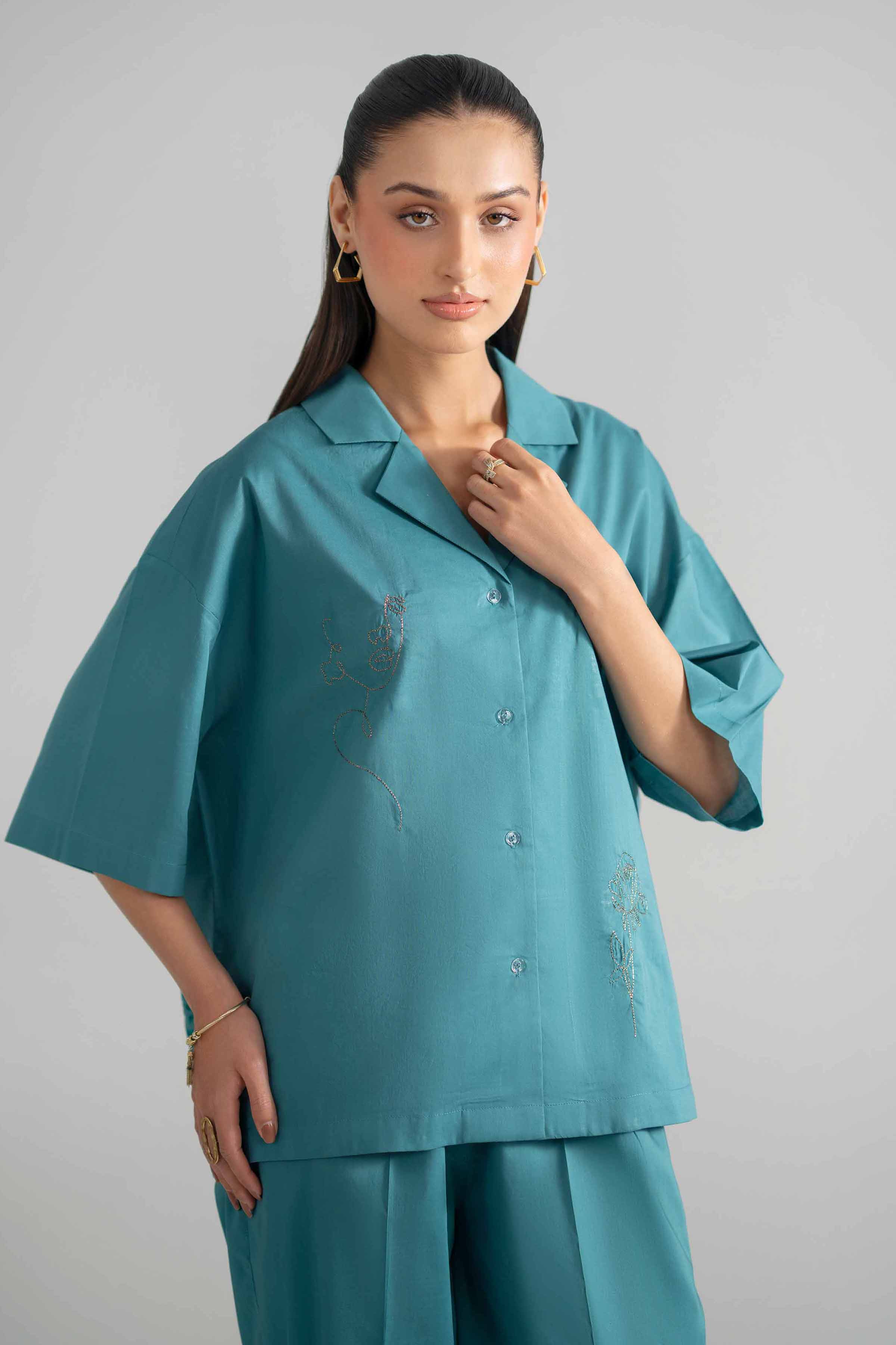 2 Piece - Embroidered Suit - AS26-39