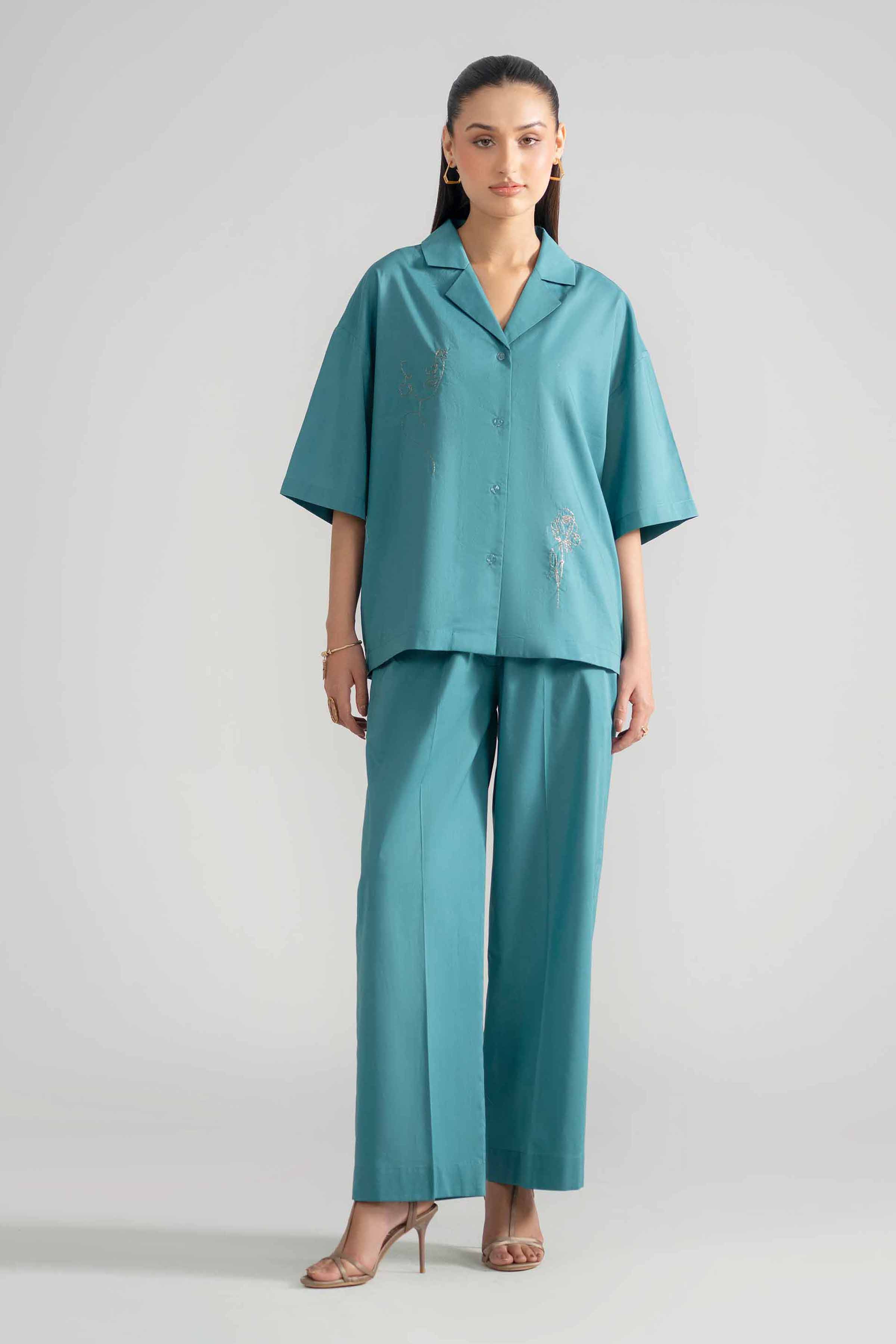 2 Piece - Embroidered Suit - AS26-39