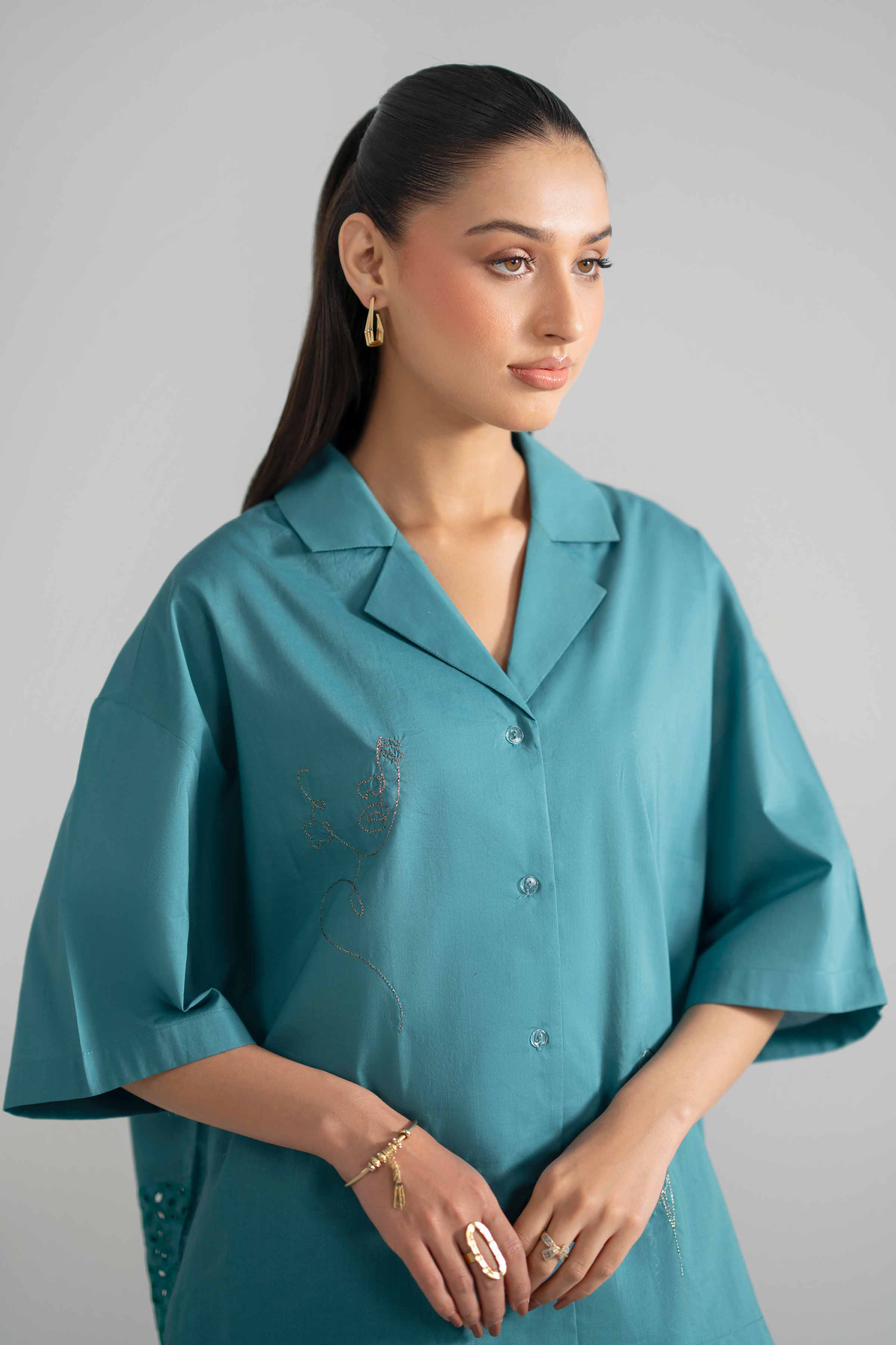 2 Piece - Embroidered Suit - AS26-39