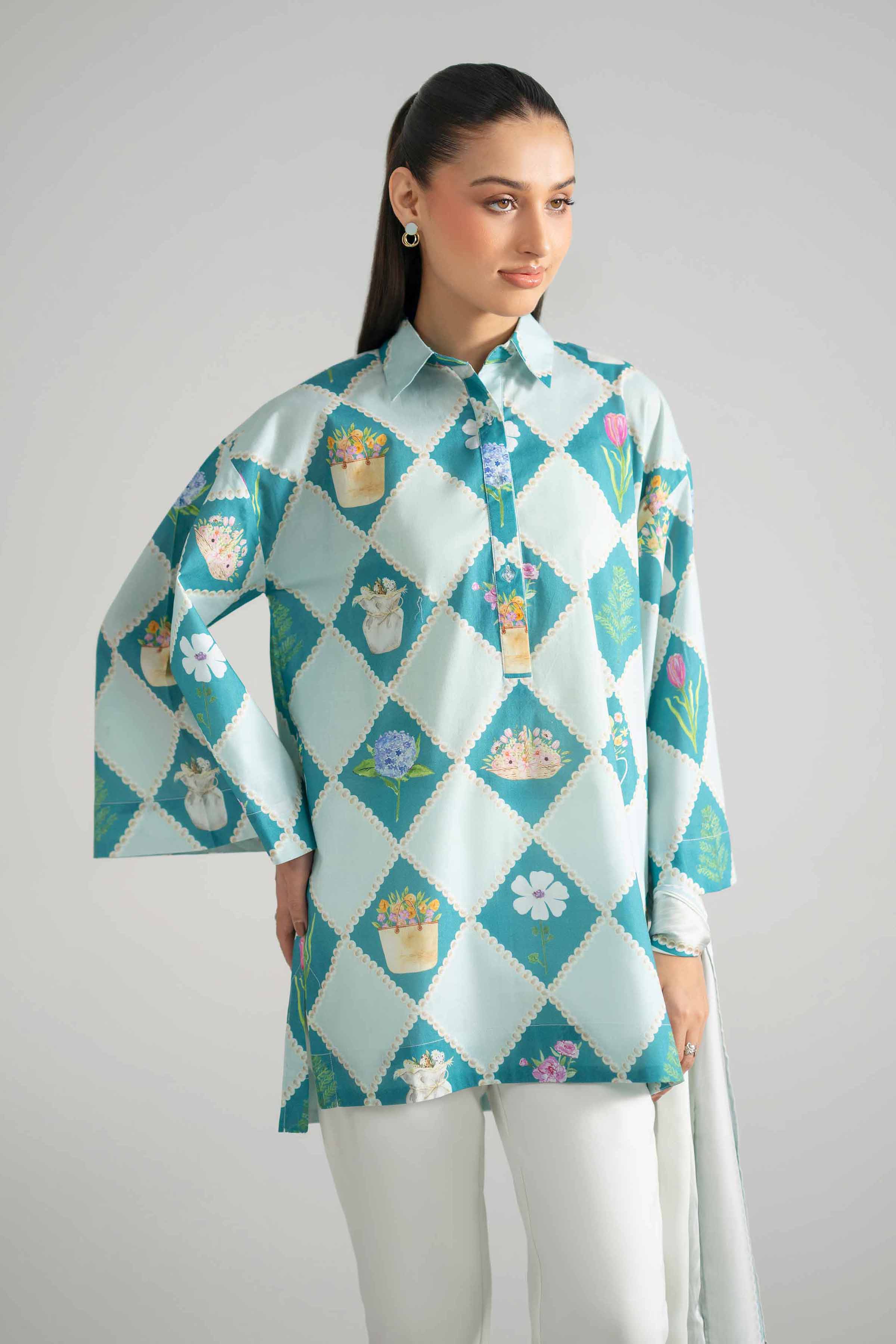 2 Piece - Printed Tunic - AS26-48