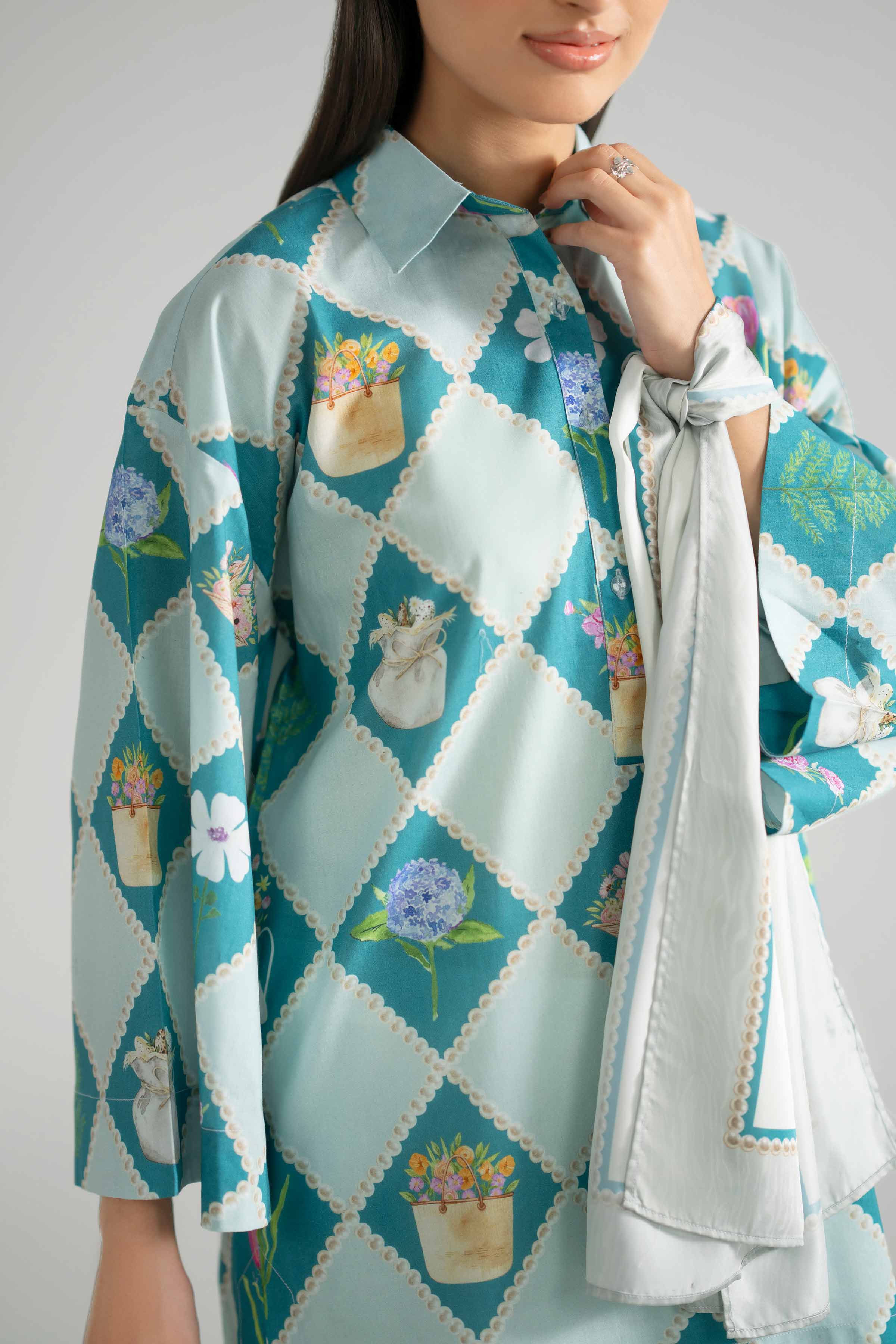 2 Piece - Printed Tunic - AS26-48