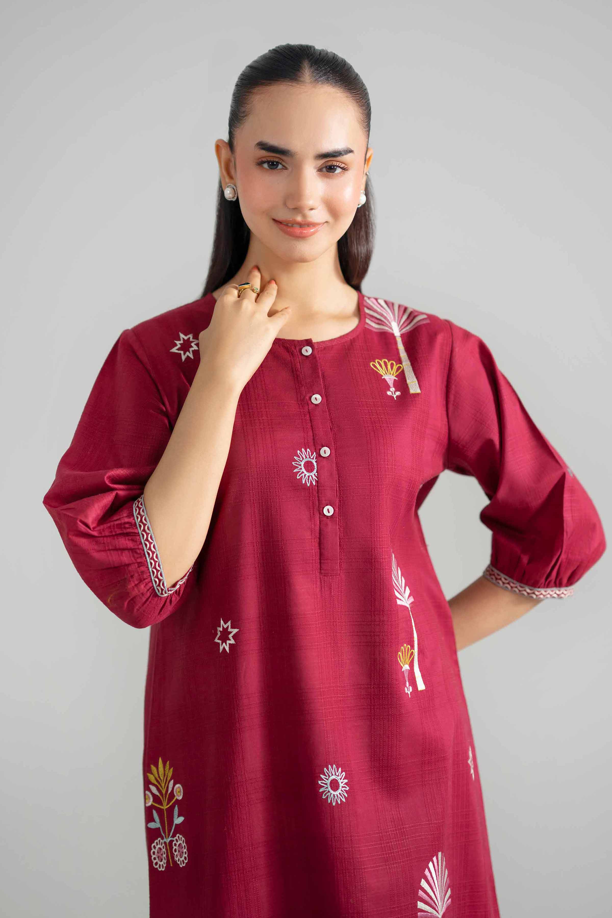 Embroidered Dress - AS26-58