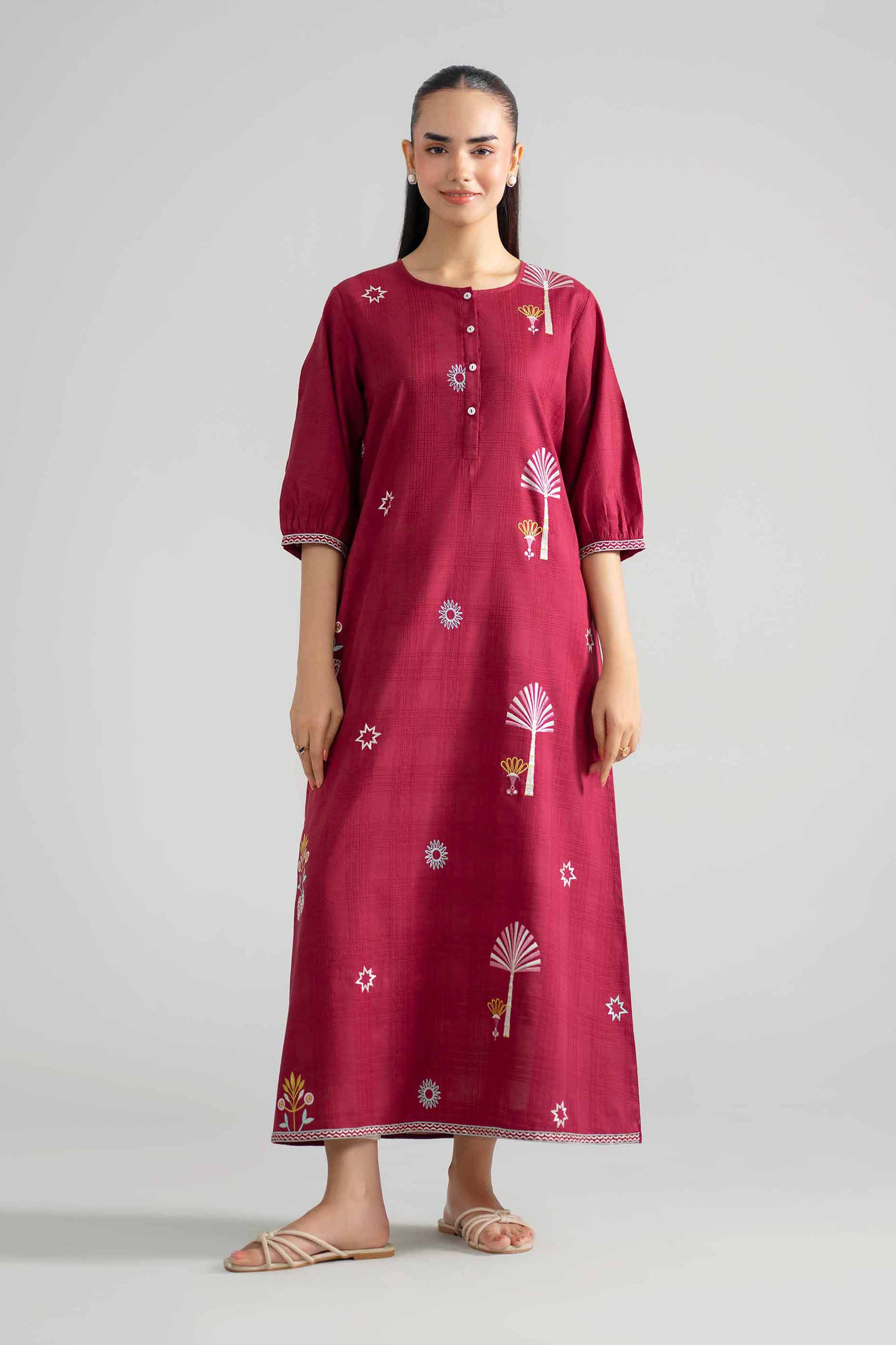 Embroidered Dress - AS26-58