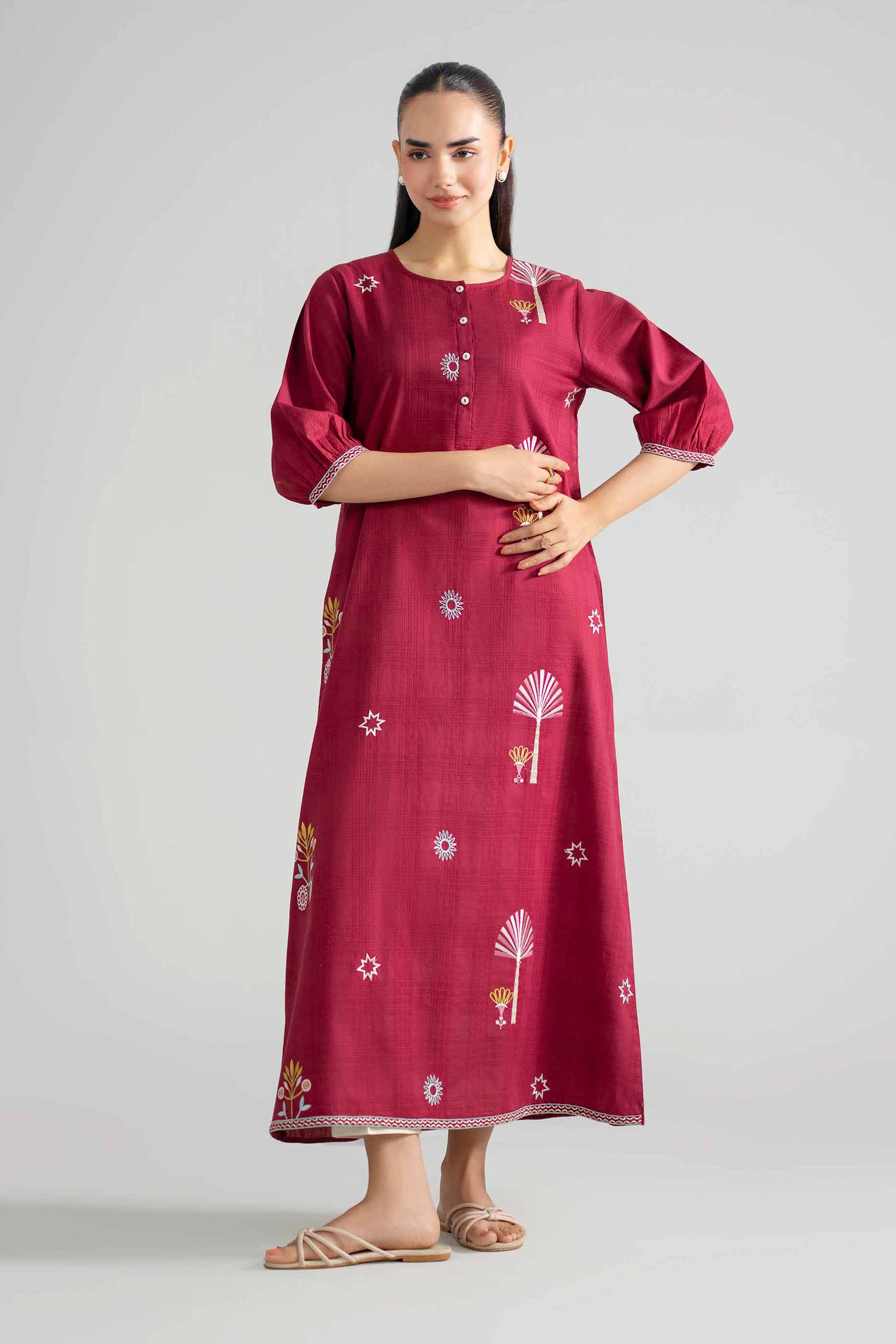 Embroidered Dress - AS26-58