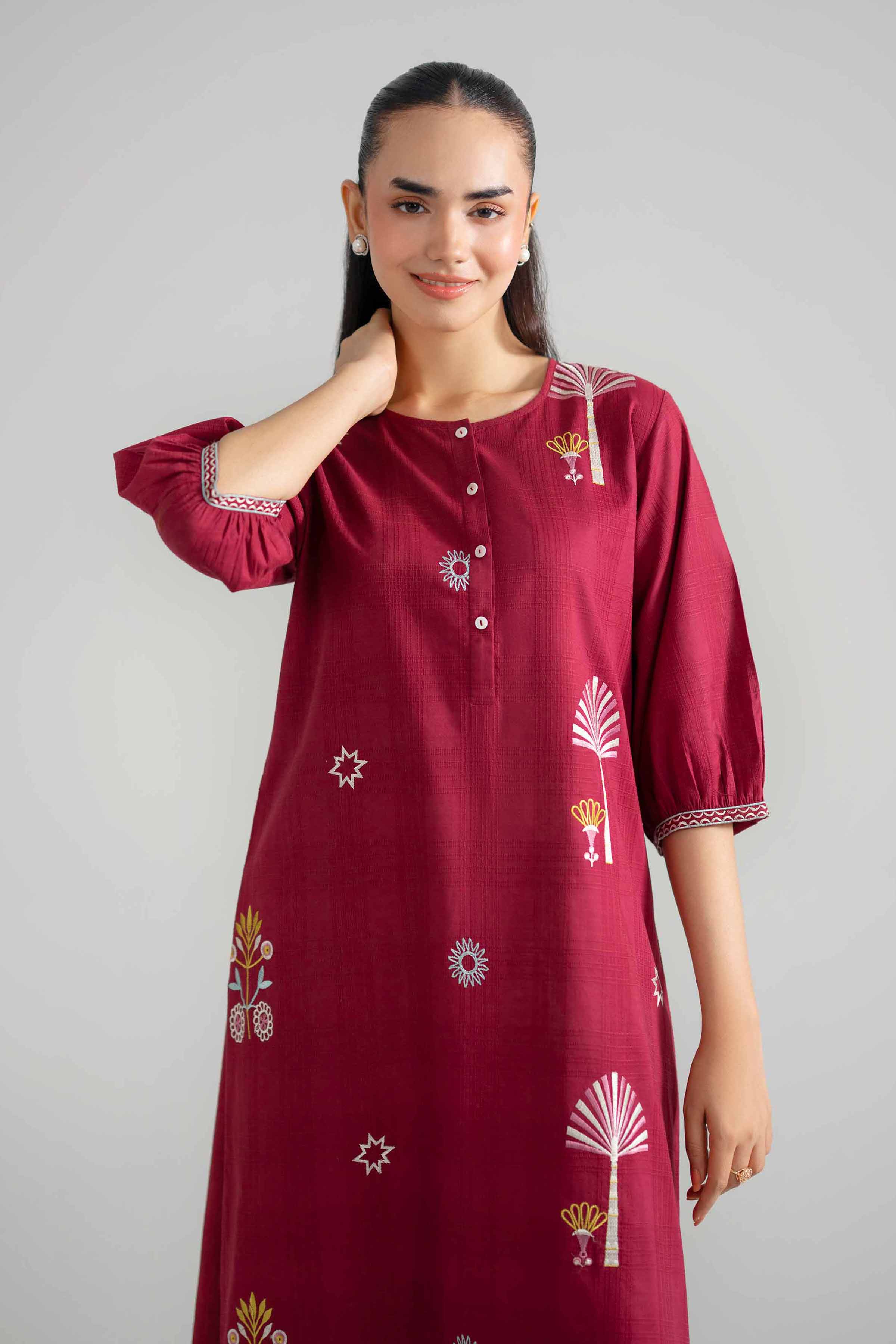 Embroidered Dress - AS26-58