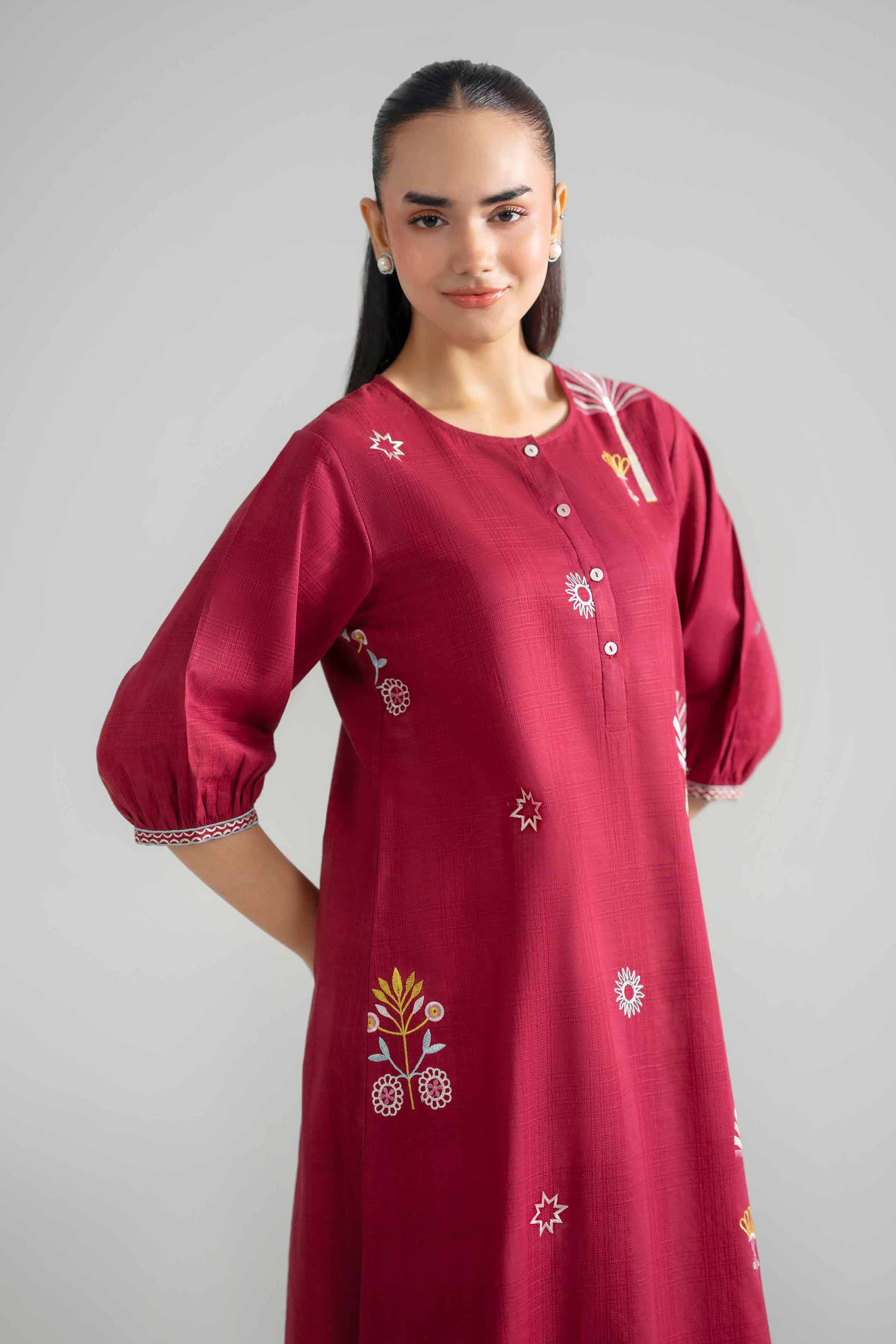 Embroidered Dress - AS26-58