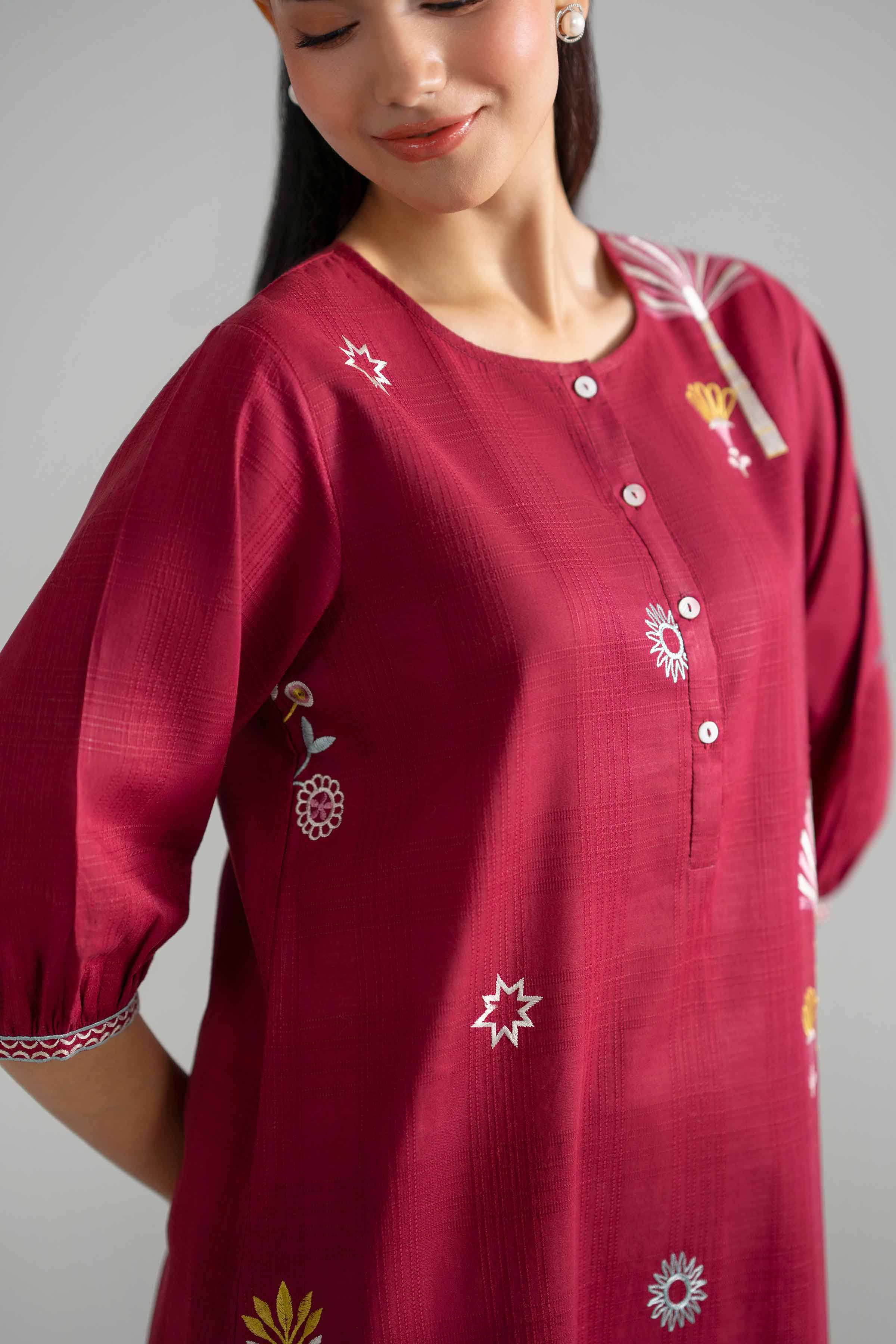 Embroidered Dress - AS26-58