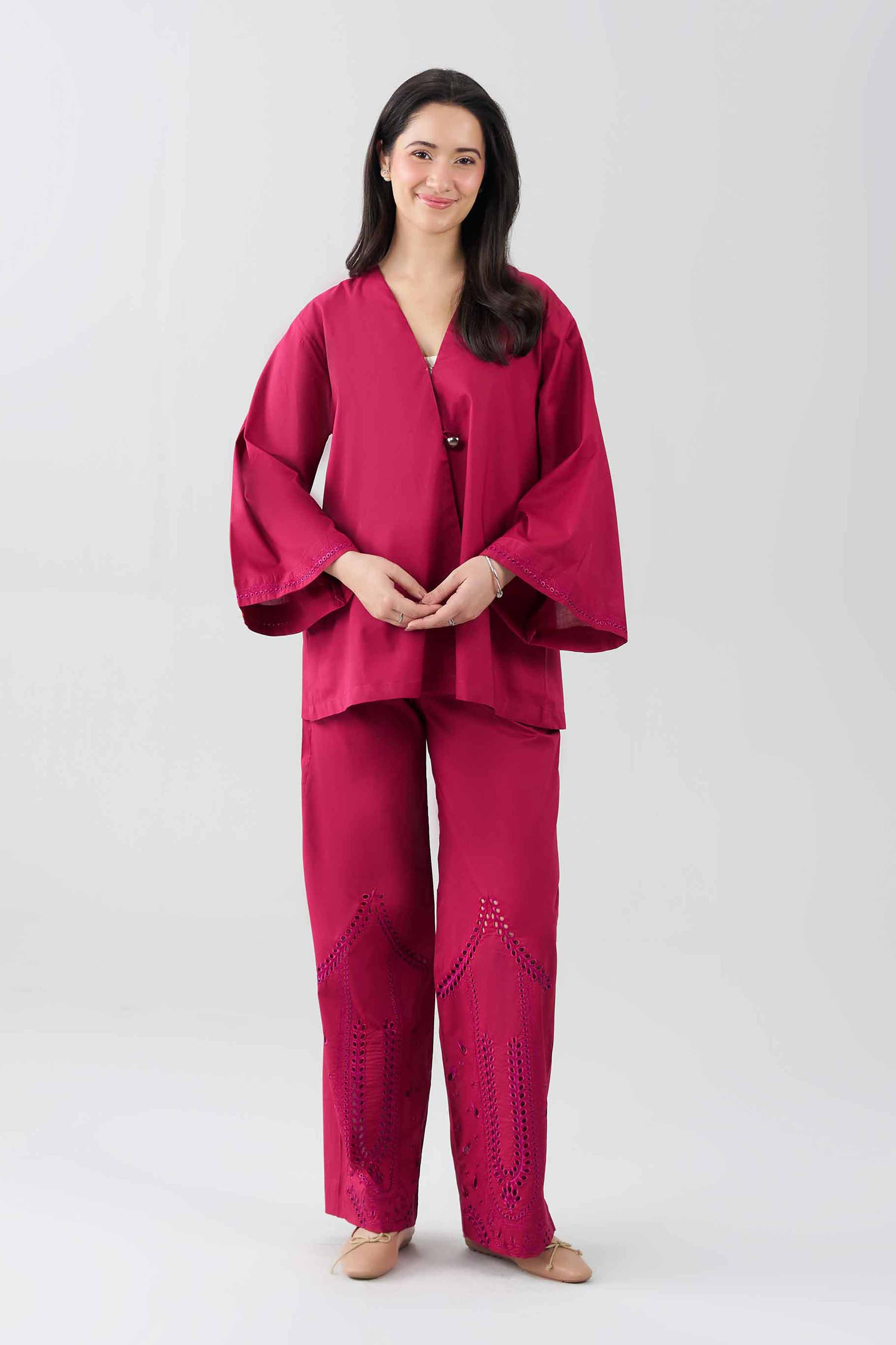 2 Piece - Embroidered Suit - AS26-69