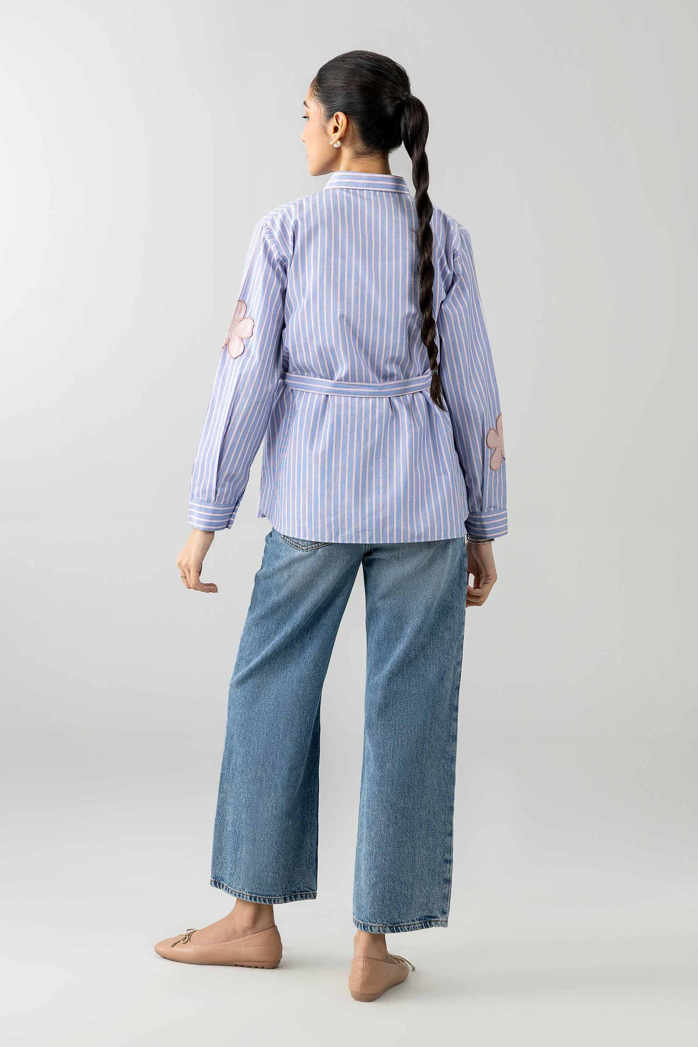 Printed Embroidered Shirt - AS26-71