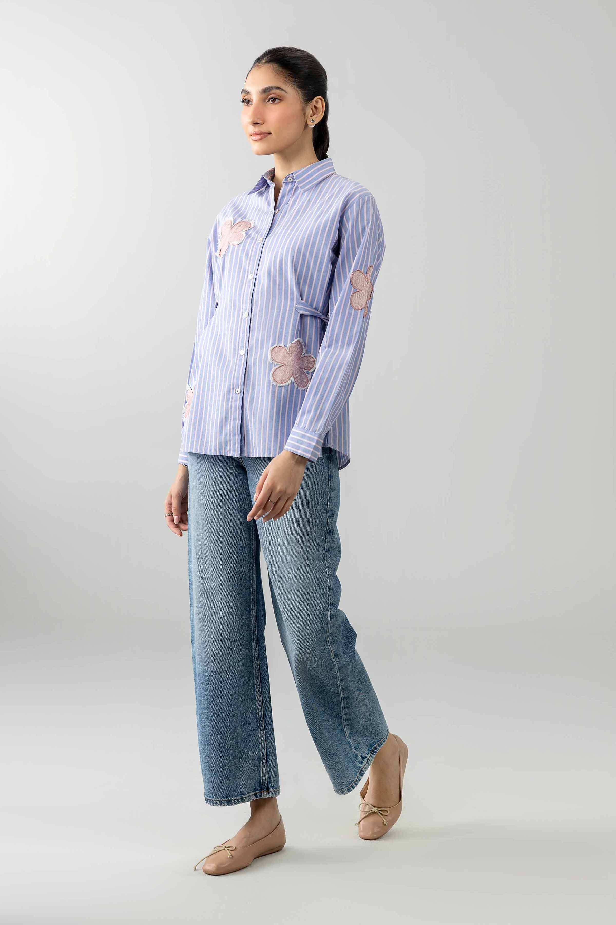 Printed Embroidered Shirt - AS26-71