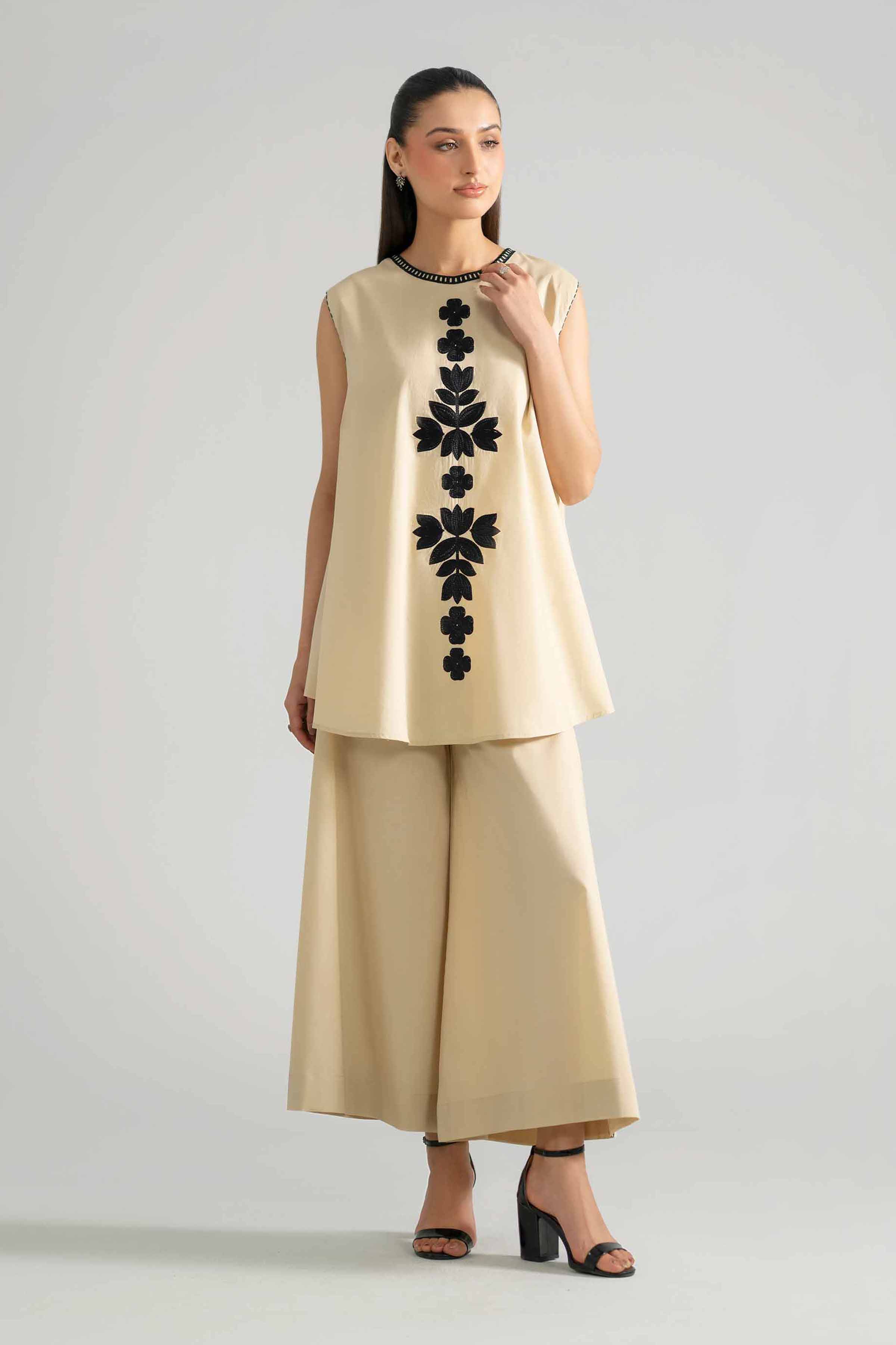 2 Piece - Embroidered Suit - AS26-84