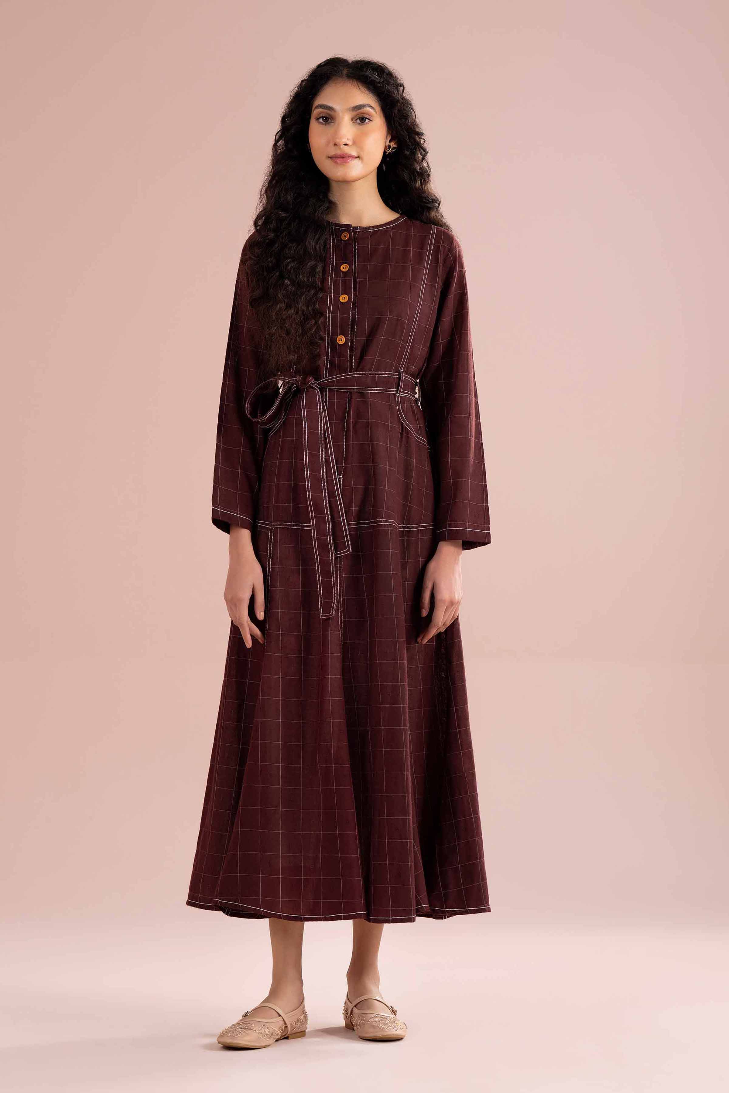 Basic Dress - AS26-85 for Women - Pret Collection | Nishat | Shop Online