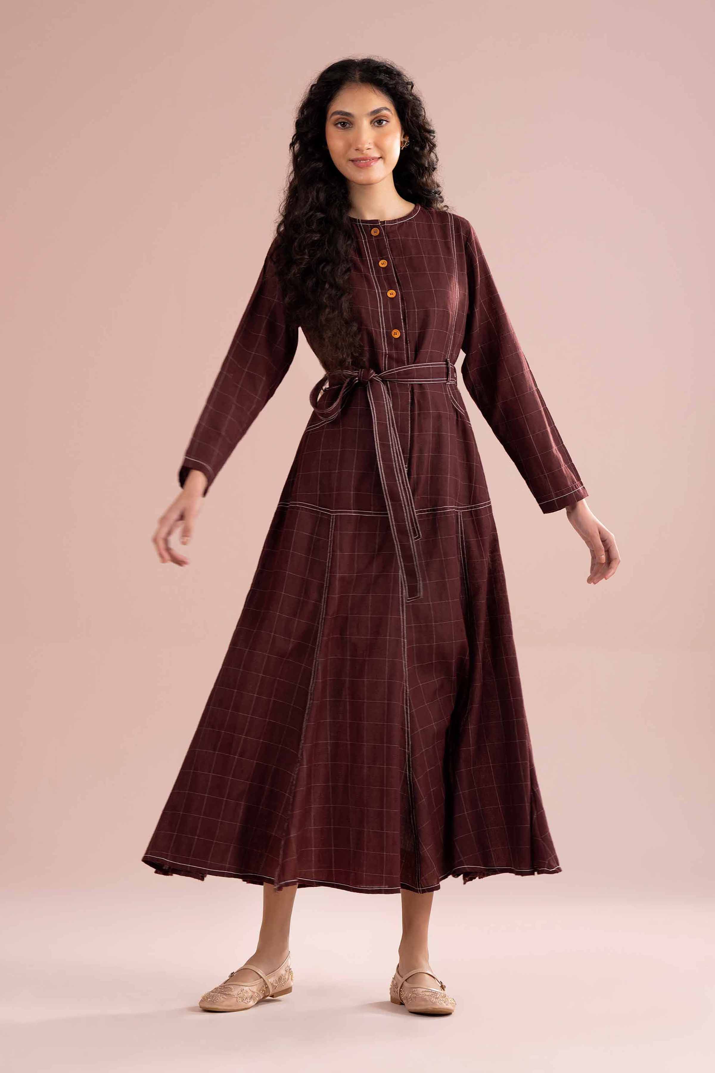 Basic Dress - AS26-85 for Women - Pret Collection | Nishat | Shop Online