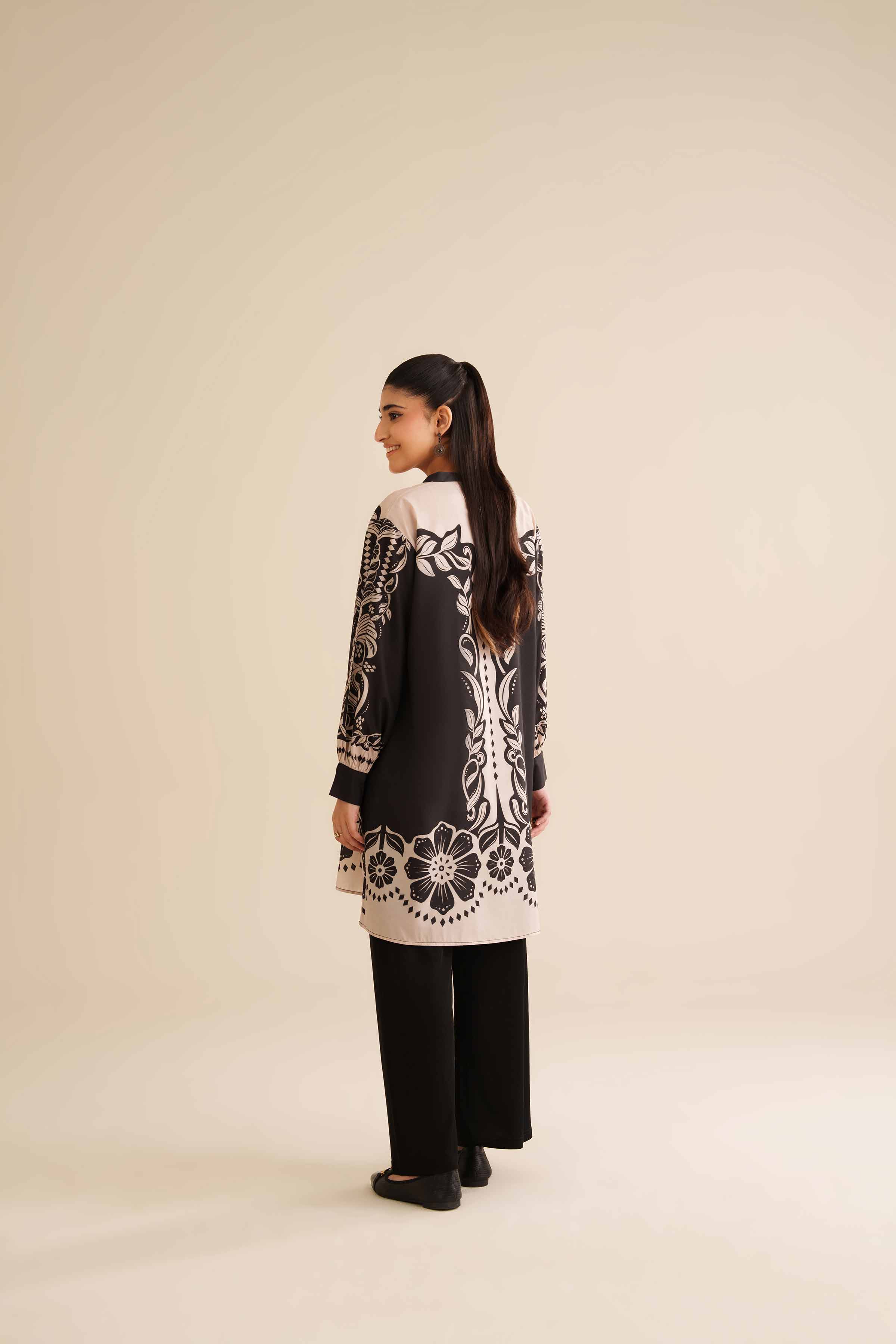 Printed Tunic - AW25-01 for Women - Pret Collection | Nishat | Shop Online