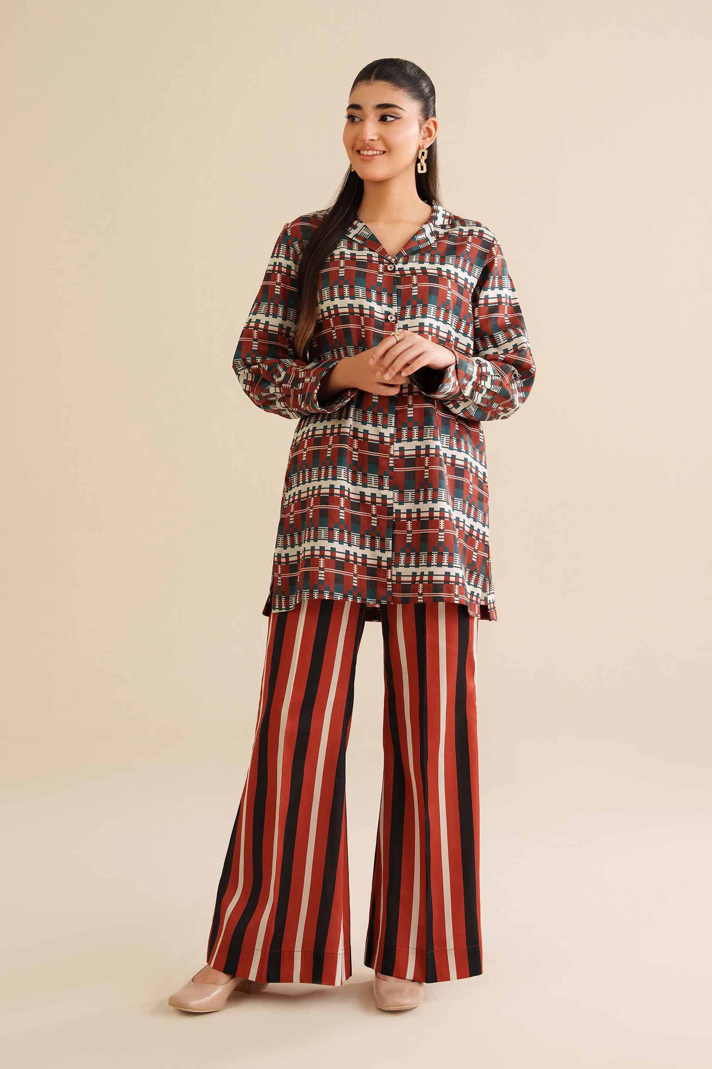 2 Piece - Printed Suit - AW25-13 for Women - Pret Collection | Nishat | Shop Online