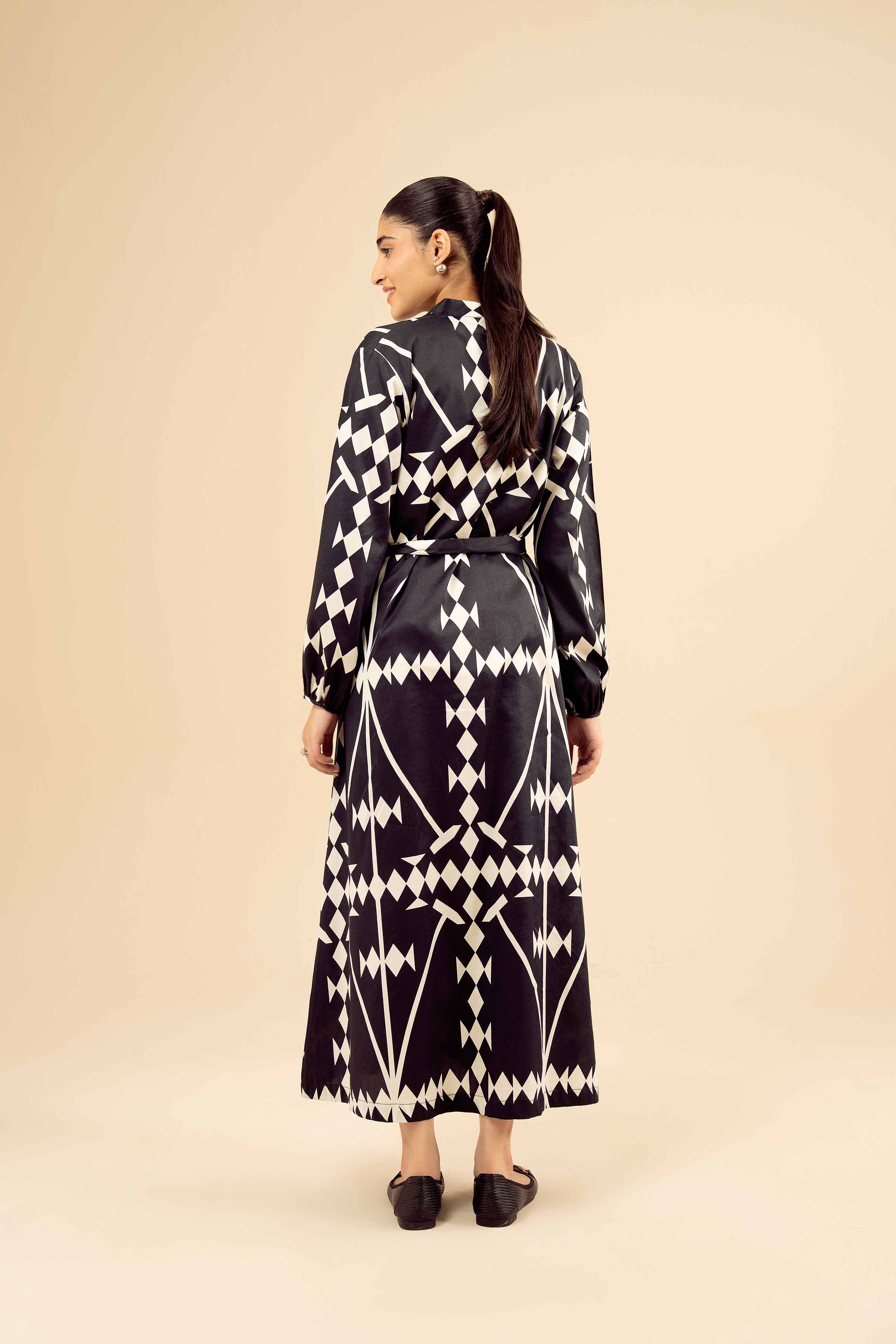 Printed Dress - AW25-20 for Women - Pret Collection | Nishat | Shop Online