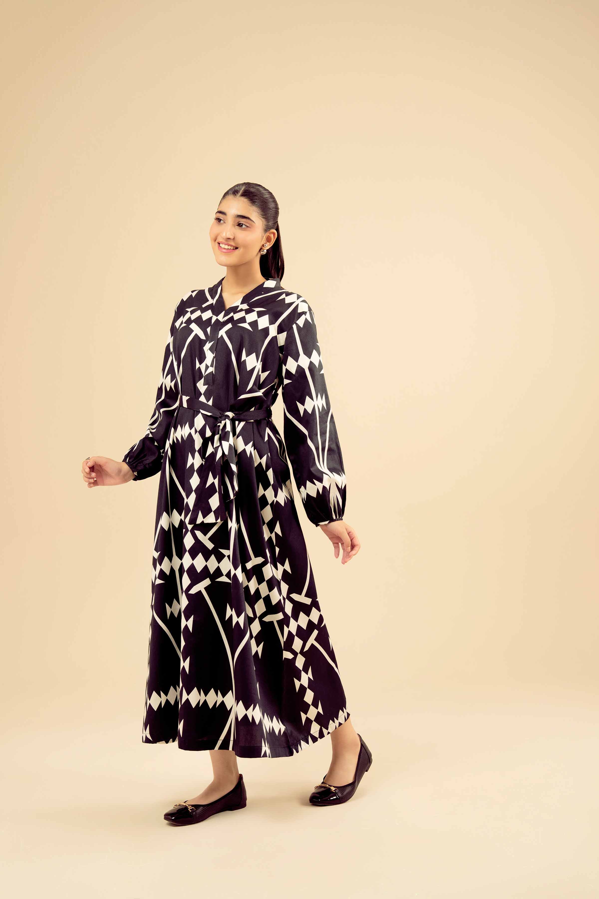 Printed Dress - AW25-20 for Women - Pret Collection | Nishat | Shop Online